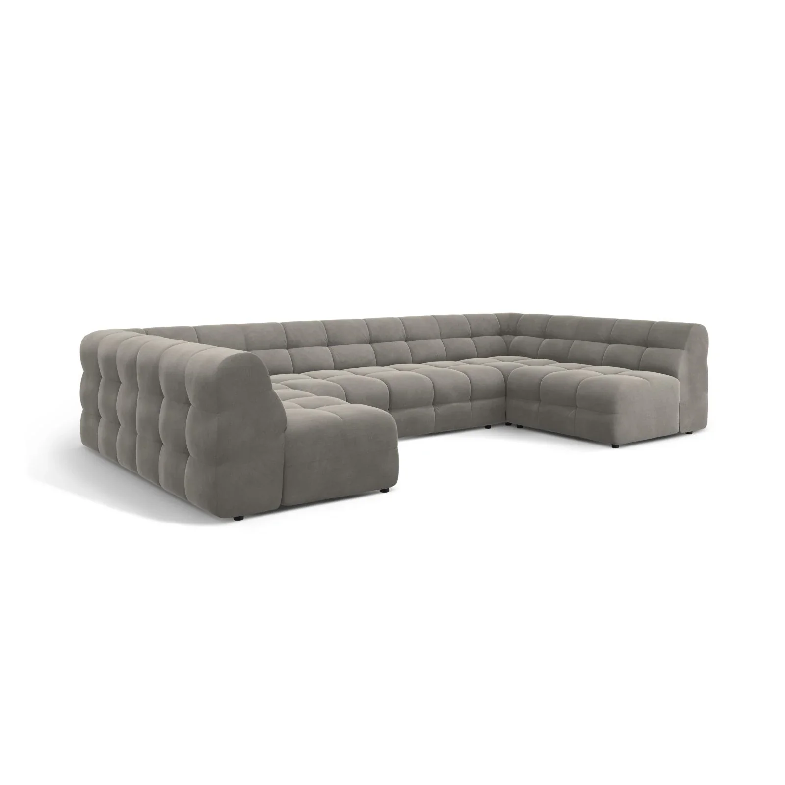 Kendal 7-Sitzer Panorama-Sofa mit Bezug aus Samt oder Strukturstoff, 372x203 cm - Image 33