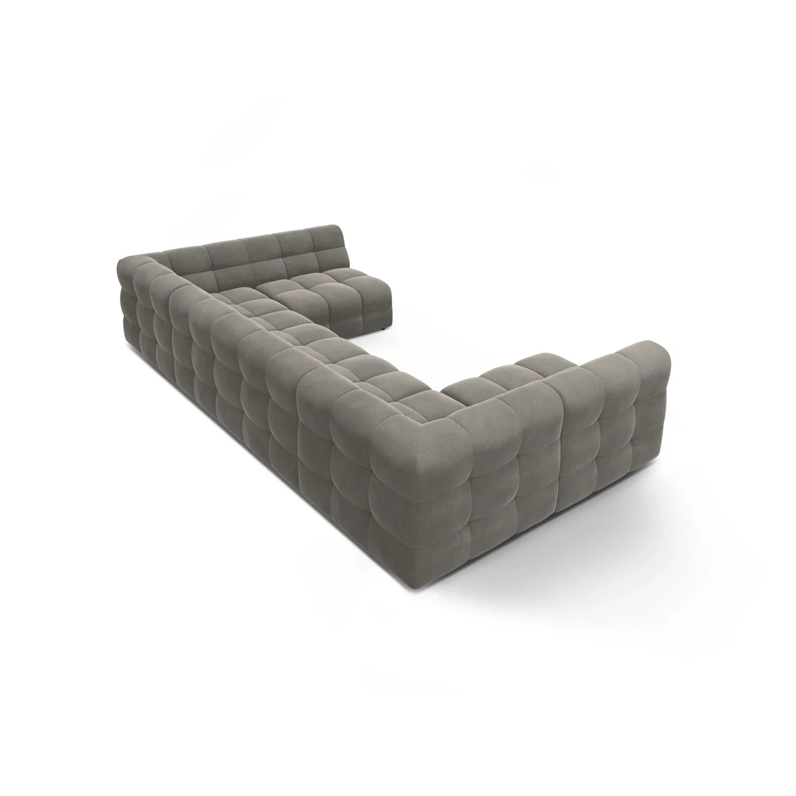 Kendal 7-Sitzer Panorama-Sofa mit Bezug aus Samt oder Strukturstoff, 372x203 cm - Image 34
