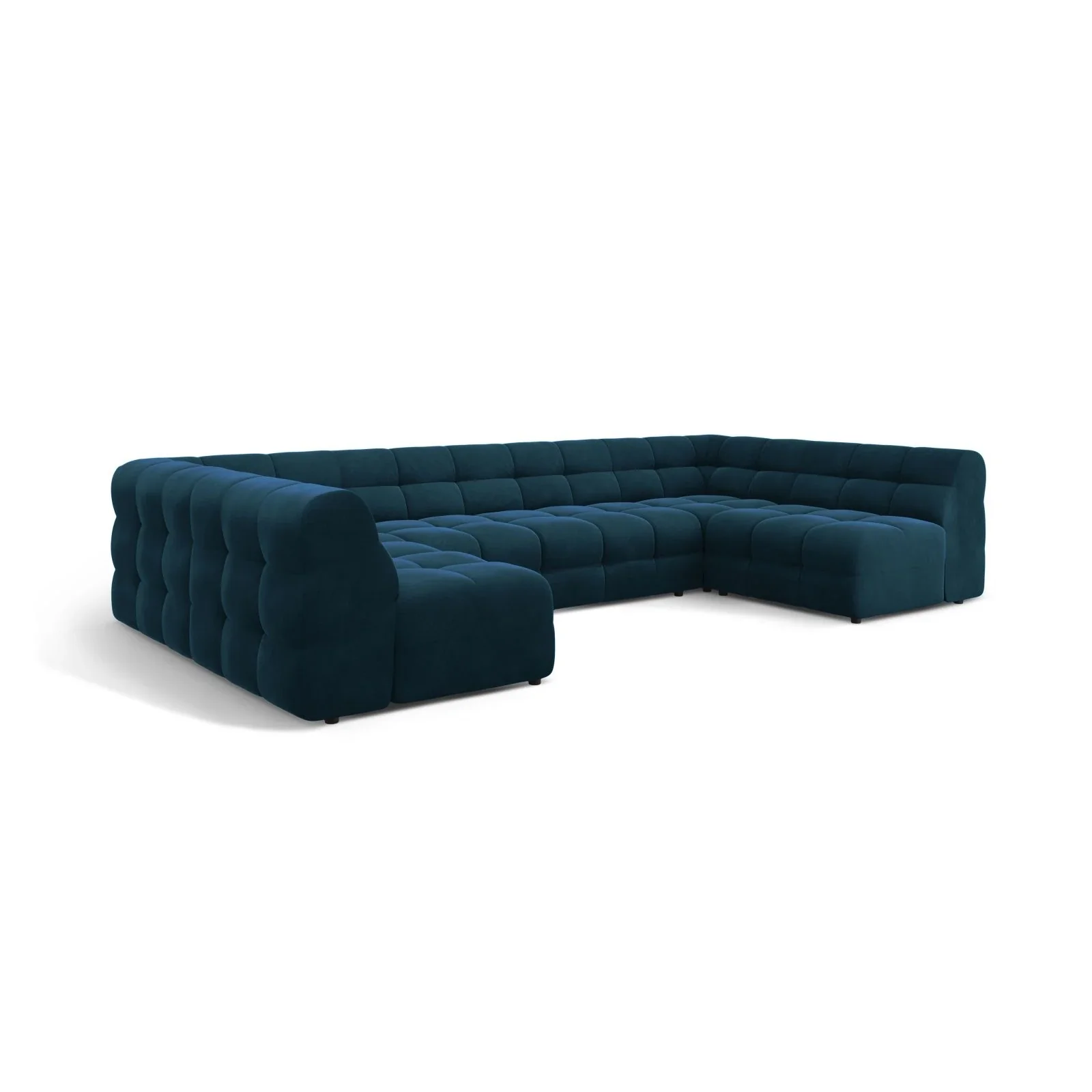 Kendal 7-Sitzer Panorama-Sofa mit Bezug aus Samt oder Strukturstoff, 372x203 cm - Image 45