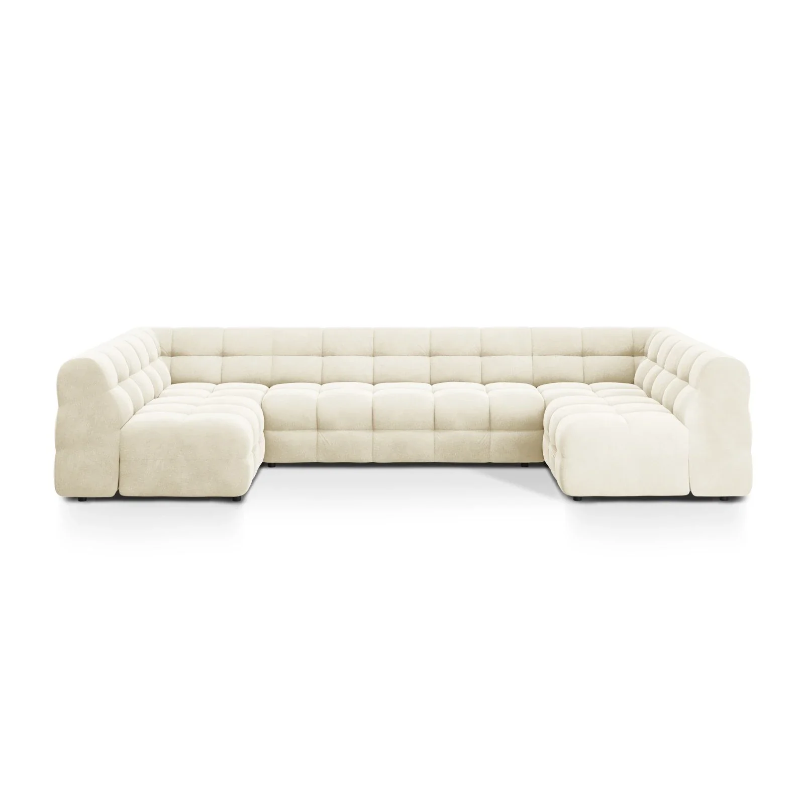 Kendal 7-Sitzer Panorama-Sofa mit Bezug aus Samt oder Strukturstoff, 372x203 cm - Image 49