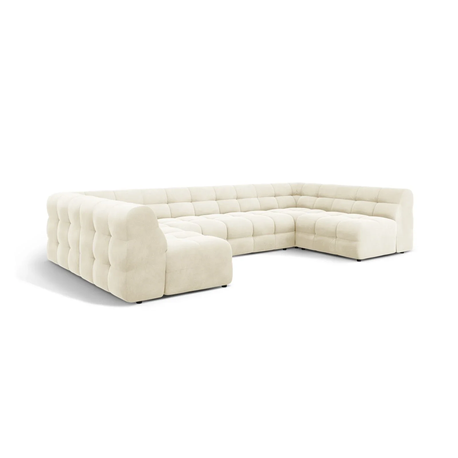 Kendal 7-Sitzer Panorama-Sofa mit Bezug aus Samt oder Strukturstoff, 372x203 cm - Image 51