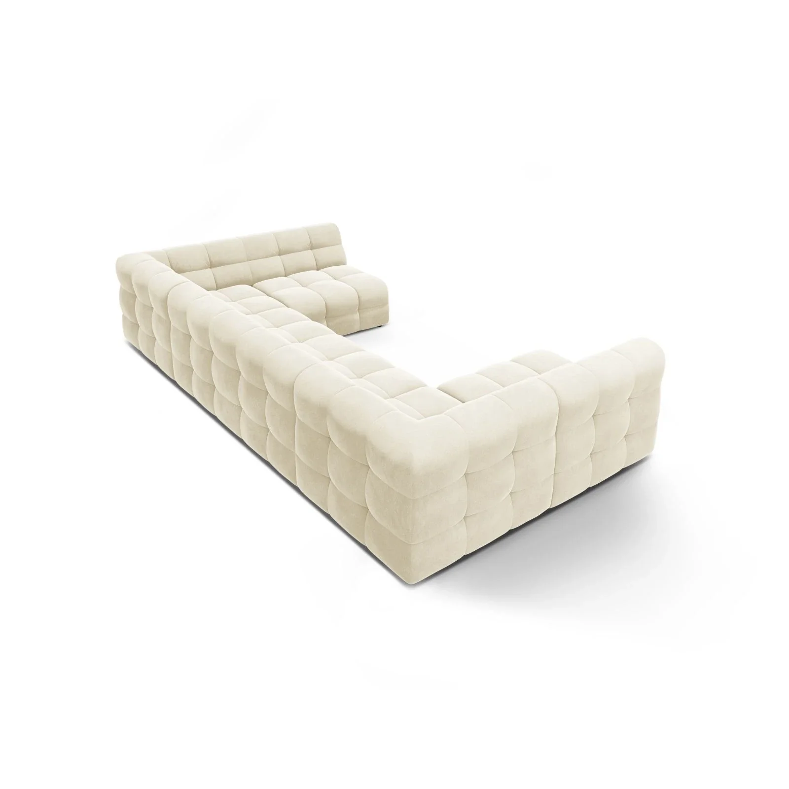 Kendal 7-Sitzer Panorama-Sofa mit Bezug aus Samt oder Strukturstoff, 372x203 cm - Image 52