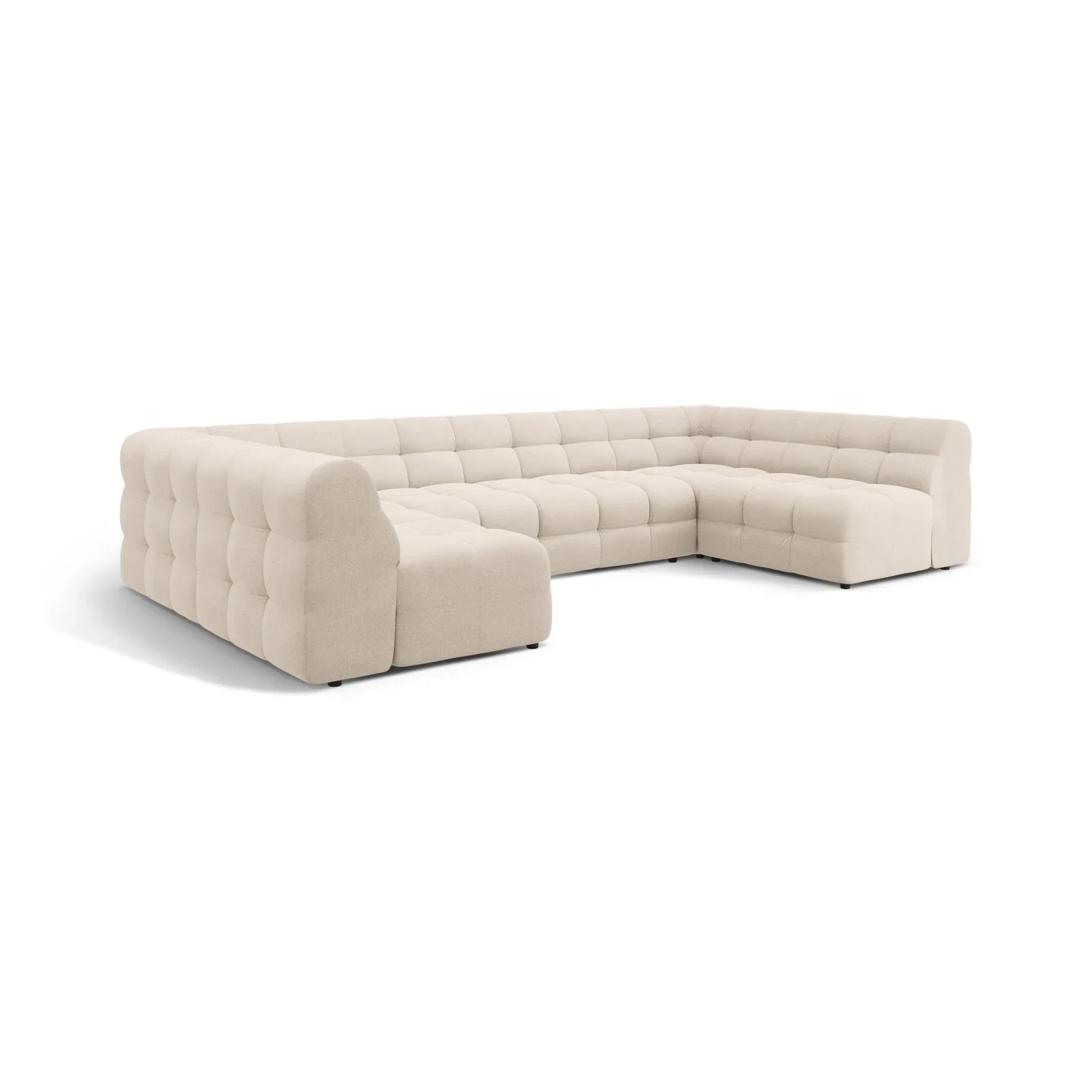 Kendal 7-Sitzer Panorama-Sofa mit Bezug aus Samt oder Strukturstoff, 372x203 cm - Image 57