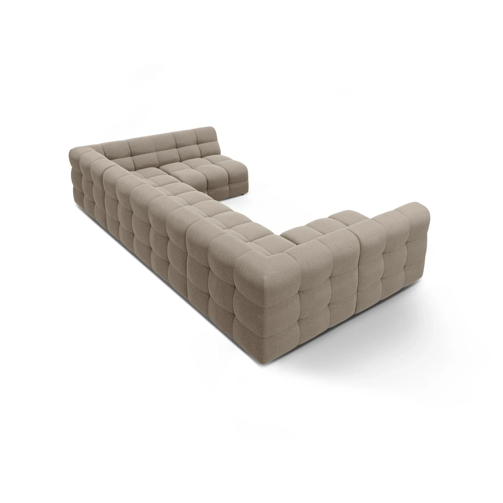 Kendal 7-Sitzer Panorama-Sofa mit Bezug aus Samt oder Strukturstoff, 372x203 cm - Image 64