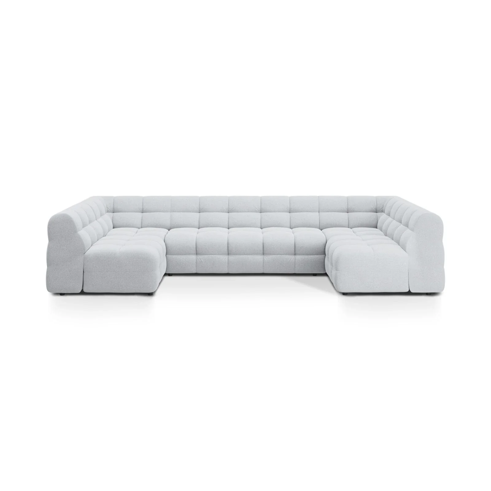 Kendal 7-Sitzer Panorama-Sofa mit Bezug aus Samt oder Strukturstoff, 372x203 cm - Image 67
