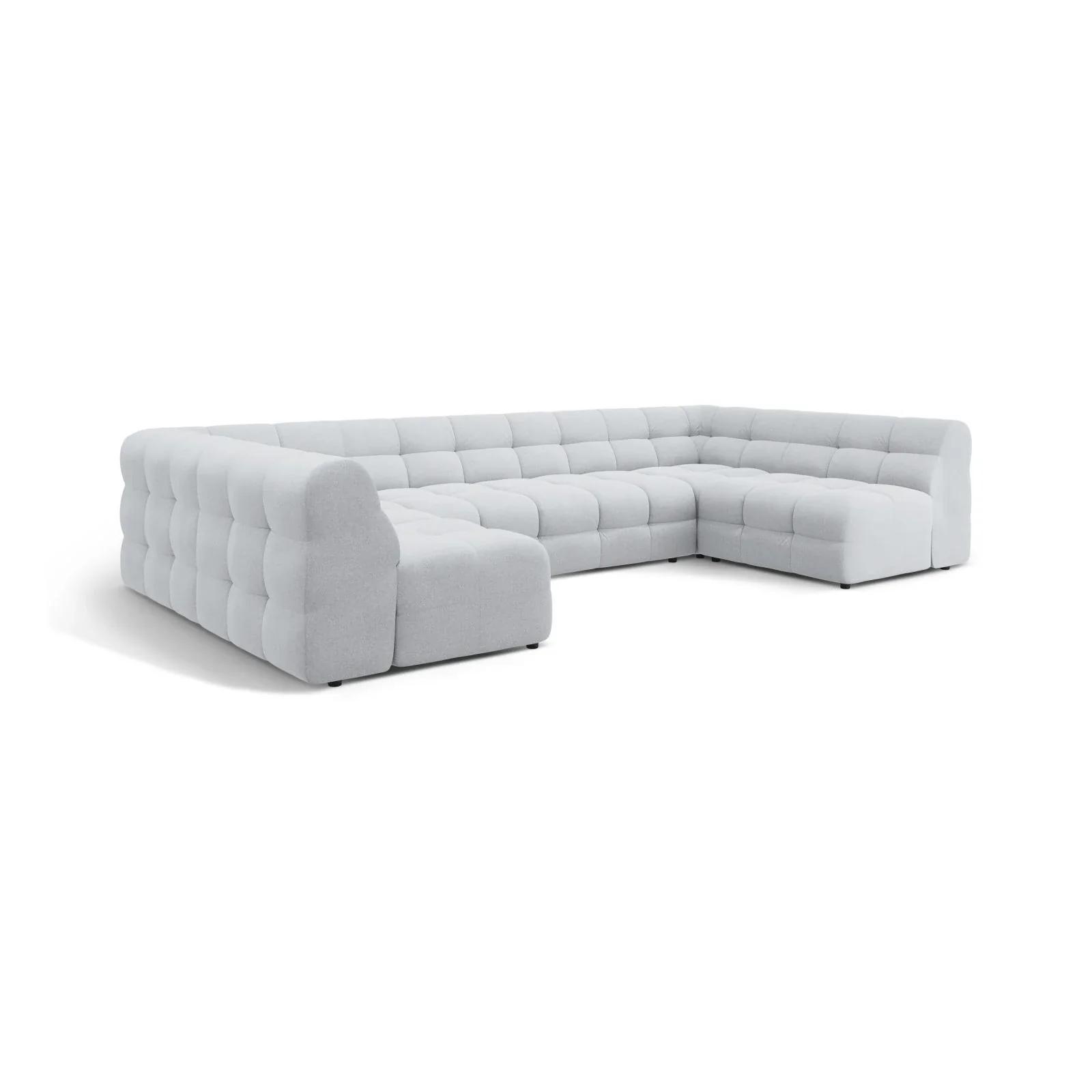 Kendal 7-Sitzer Panorama-Sofa mit Bezug aus Samt oder Strukturstoff, 372x203 cm - Image 69