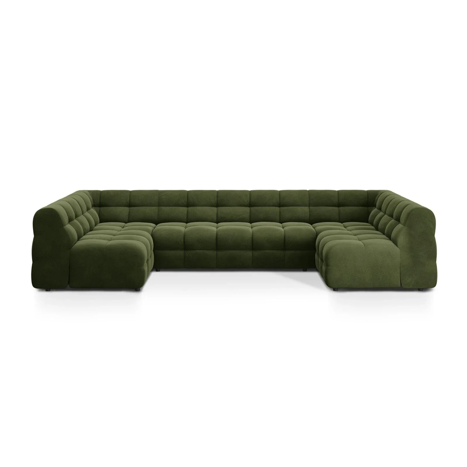 Kendal 7-Sitzer Panorama-Sofa mit Bezug aus Samt oder Strukturstoff, 372x203 cm - Image 7