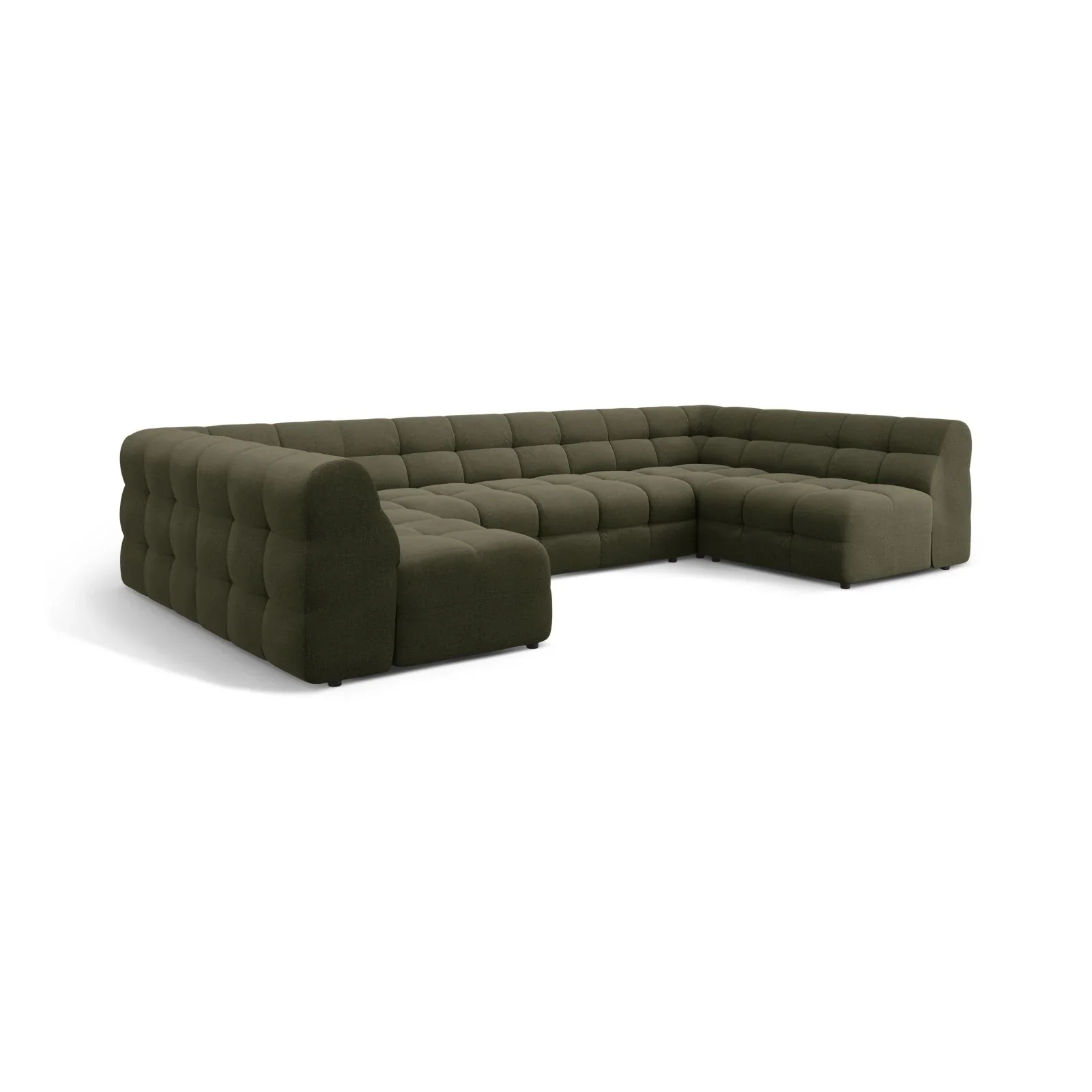 Kendal 7-Sitzer Panorama-Sofa mit Bezug aus Samt oder Strukturstoff, 372x203 cm - Image 75