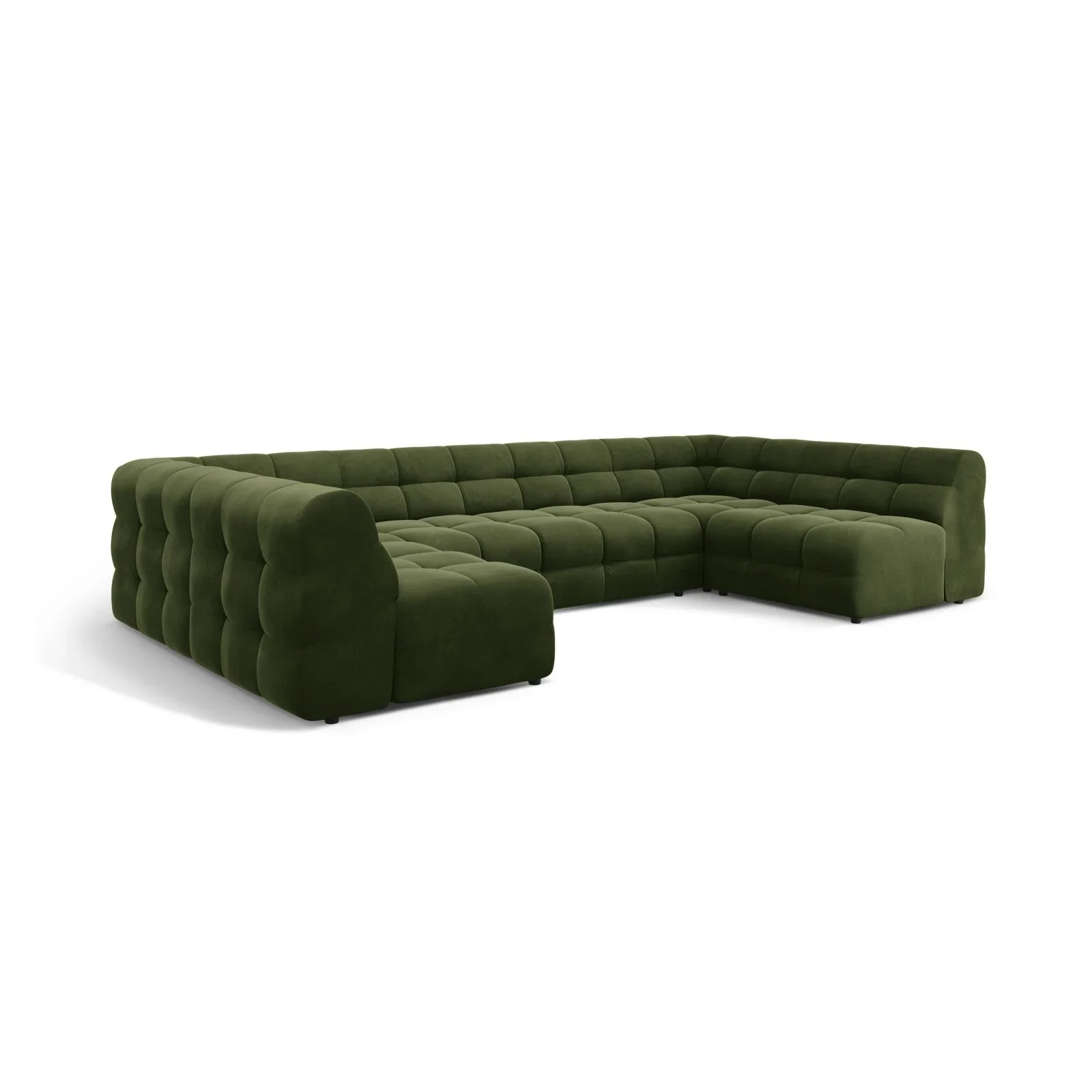 Kendal 7-Sitzer Panorama-Sofa mit Bezug aus Samt oder Strukturstoff, 372x203 cm - Image 9