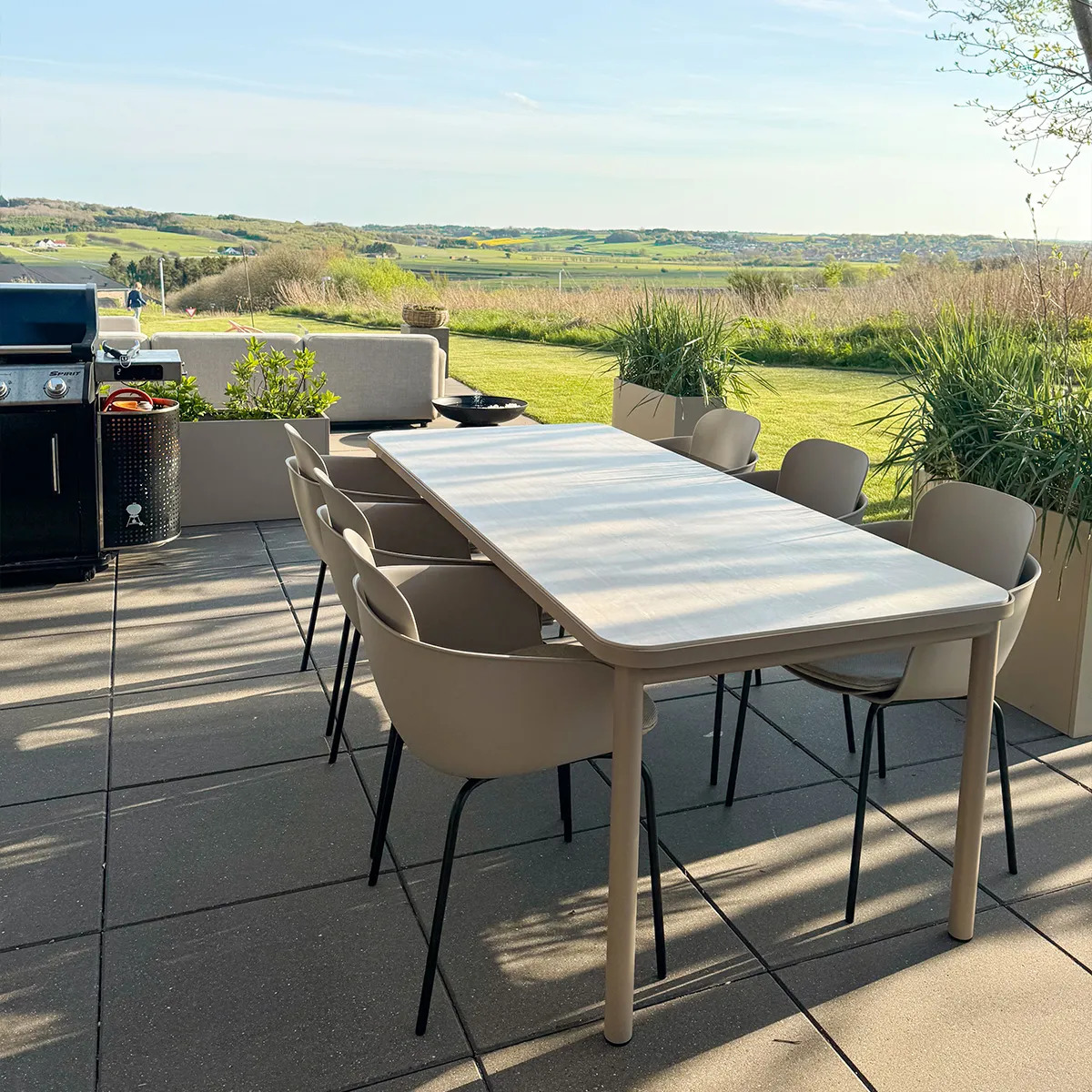 Kirra Dining Table Ceramic Taupe - Image 2