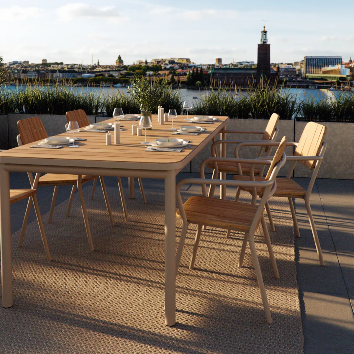 Kirra Dining Table Outdoor 90x210 cm - Image 3