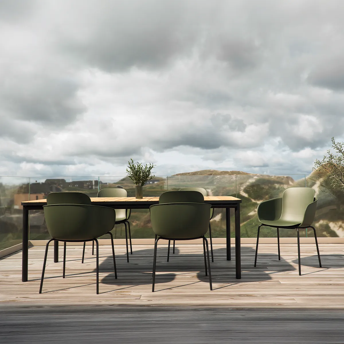 Kirra Dining Table Outdoor 90x210 cm - Image 8