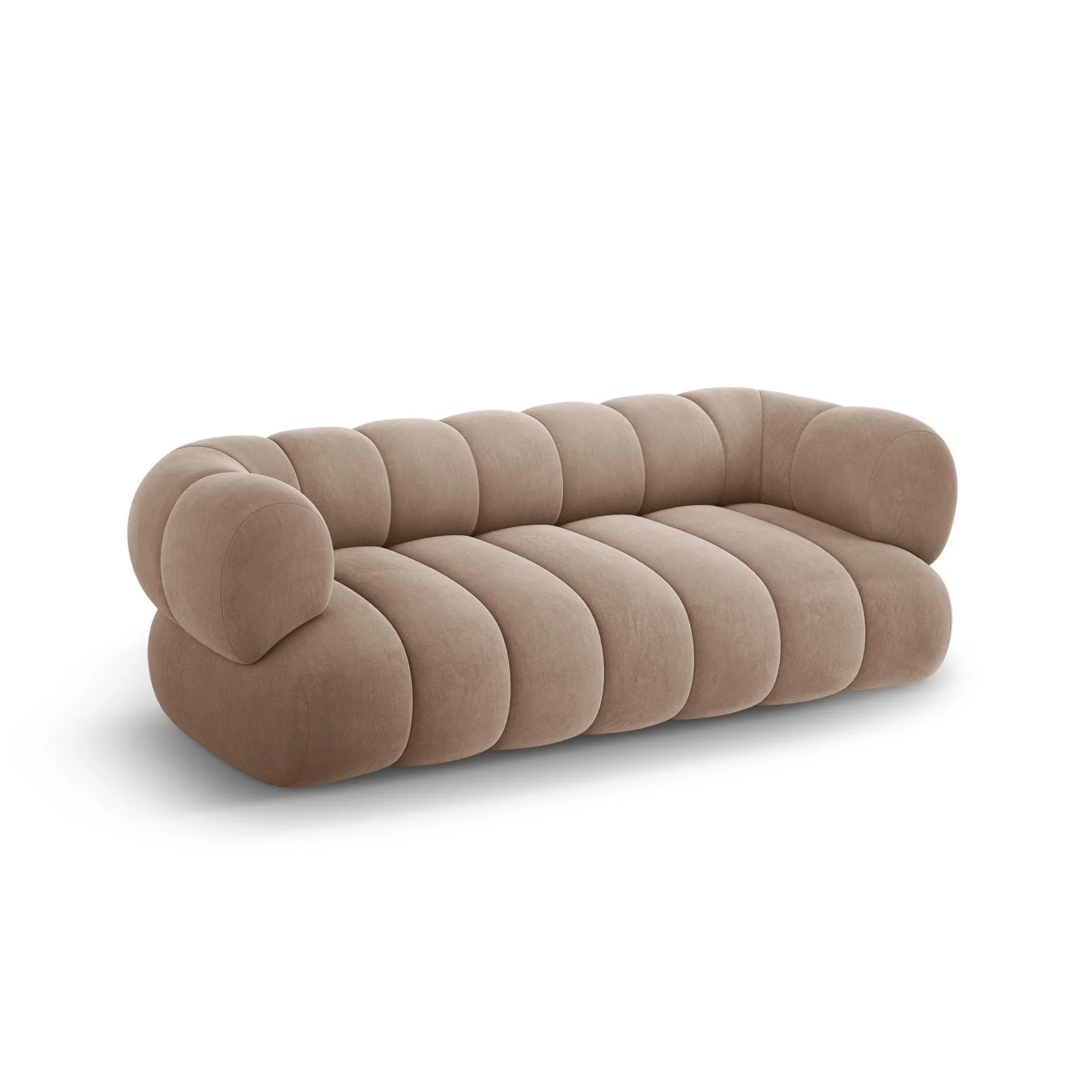 Koge 3-Sitzer Sofa aus Samt oder Chenille, 210x95x70 cm - Image 10