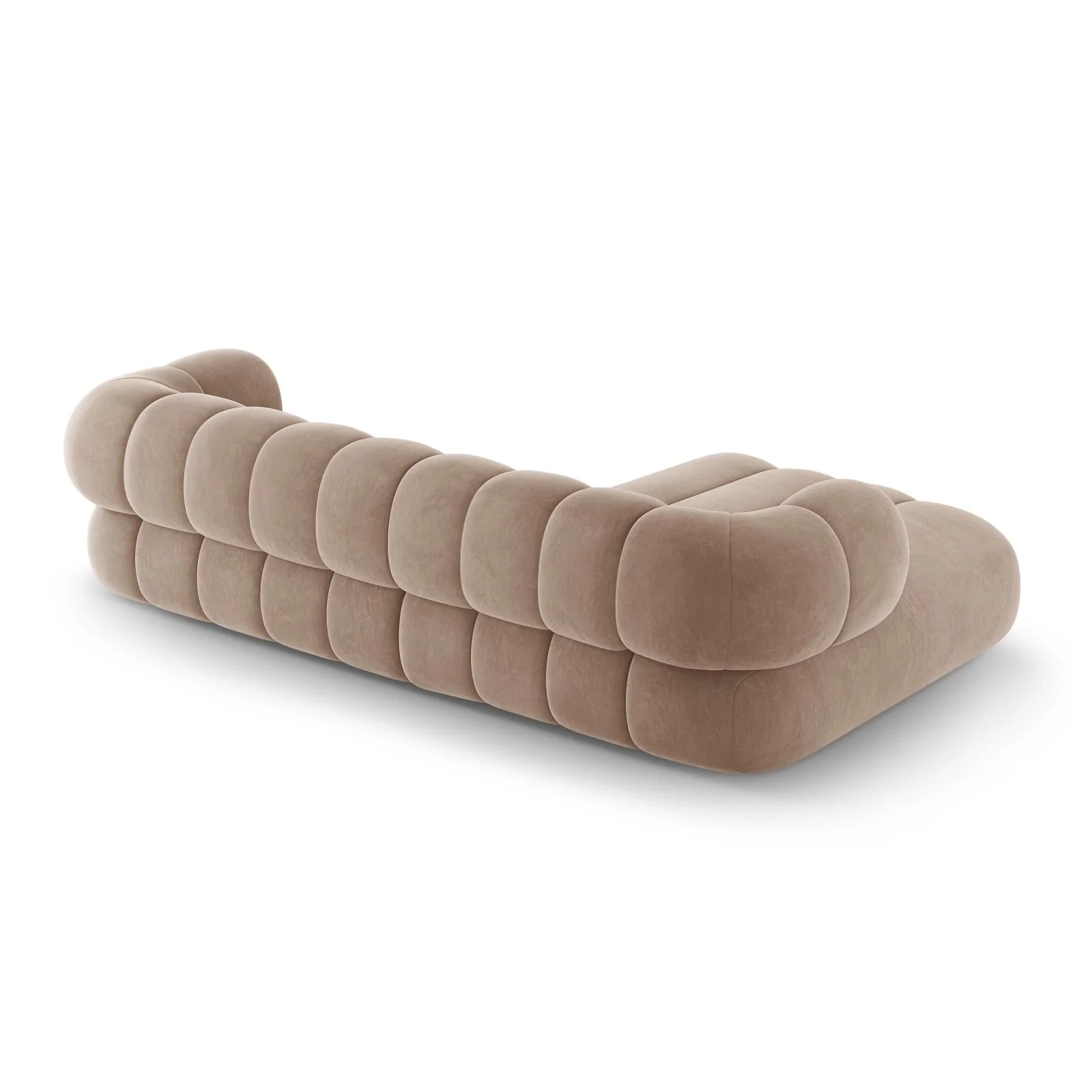 Koge 5-Sitzer Ecksofa, Linke Seite, aus Samt, 270x165x70 cm - Image 13