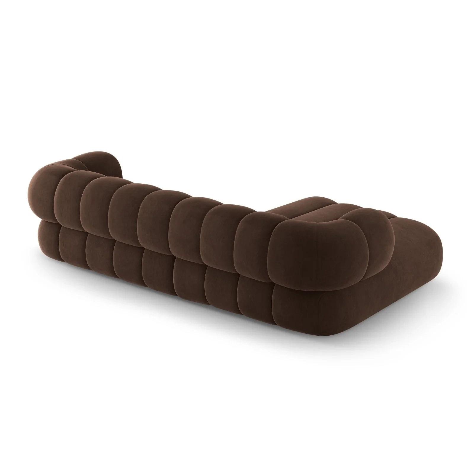 Koge 5-Sitzer Ecksofa, Linke Seite, aus Samt, 270x165x70 cm - Image 20