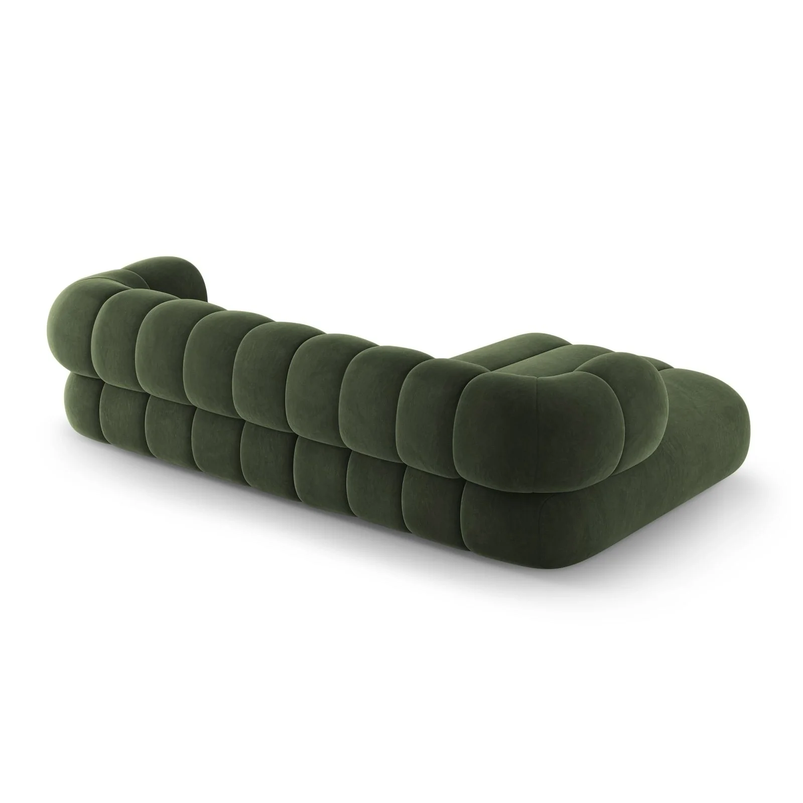 Koge 5-Sitzer Ecksofa, Linke Seite, aus Samt, 270x165x70 cm - Image 27