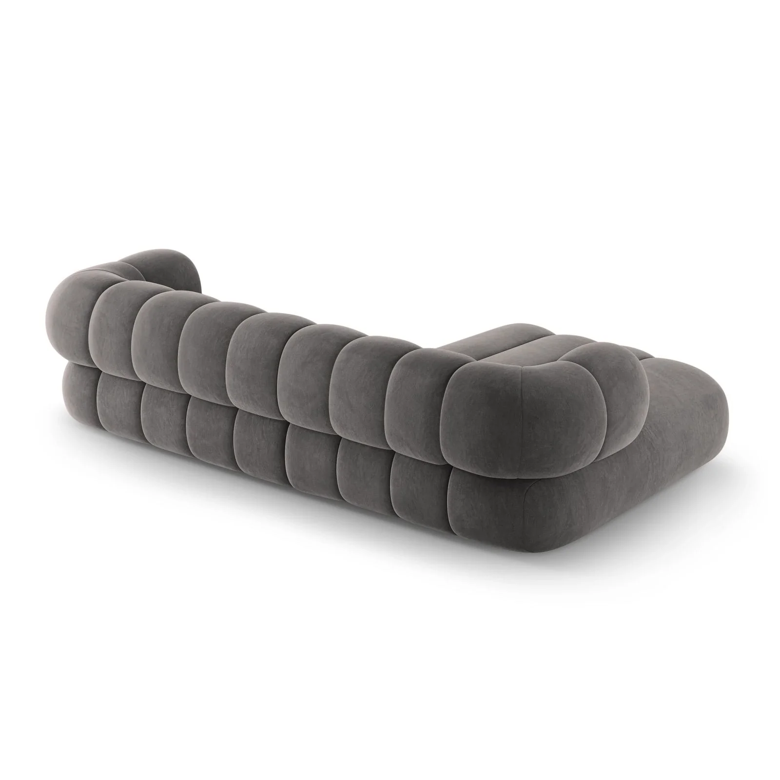 Koge 5-Sitzer Ecksofa, Linke Seite, aus Samt, 270x165x70 cm - Image 41