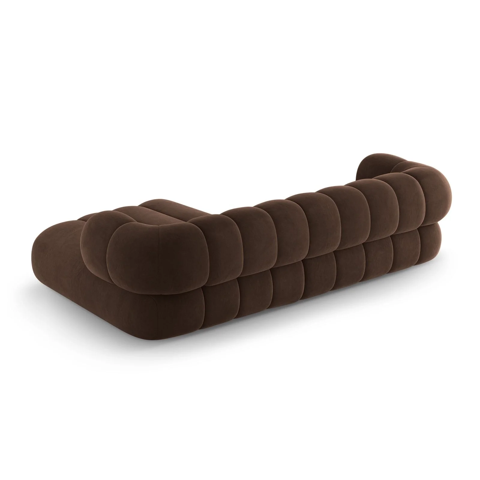 Koge 5-Sitzer Ecksofa, Rechte Seite, aus Samt, 270x165x70 cm - Image 20