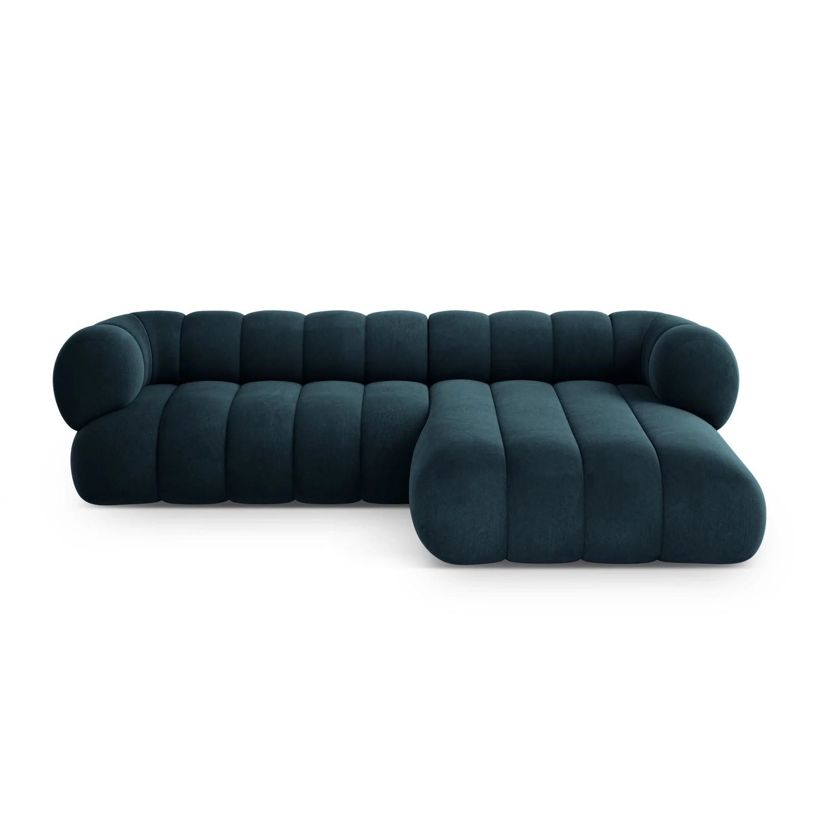 Koge 5-Sitzer Ecksofa, Rechte Seite, aus Samt, 270x165x70 cm - Image 29