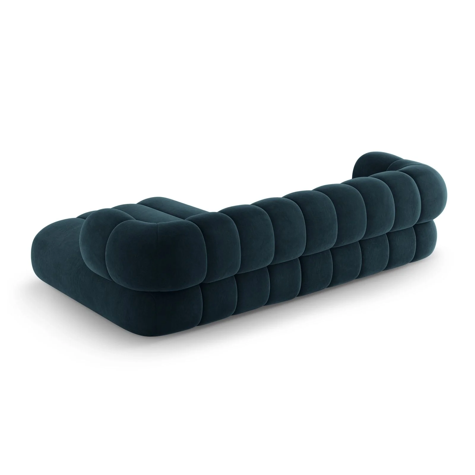 Koge 5-Sitzer Ecksofa, Rechte Seite, aus Samt, 270x165x70 cm - Image 34