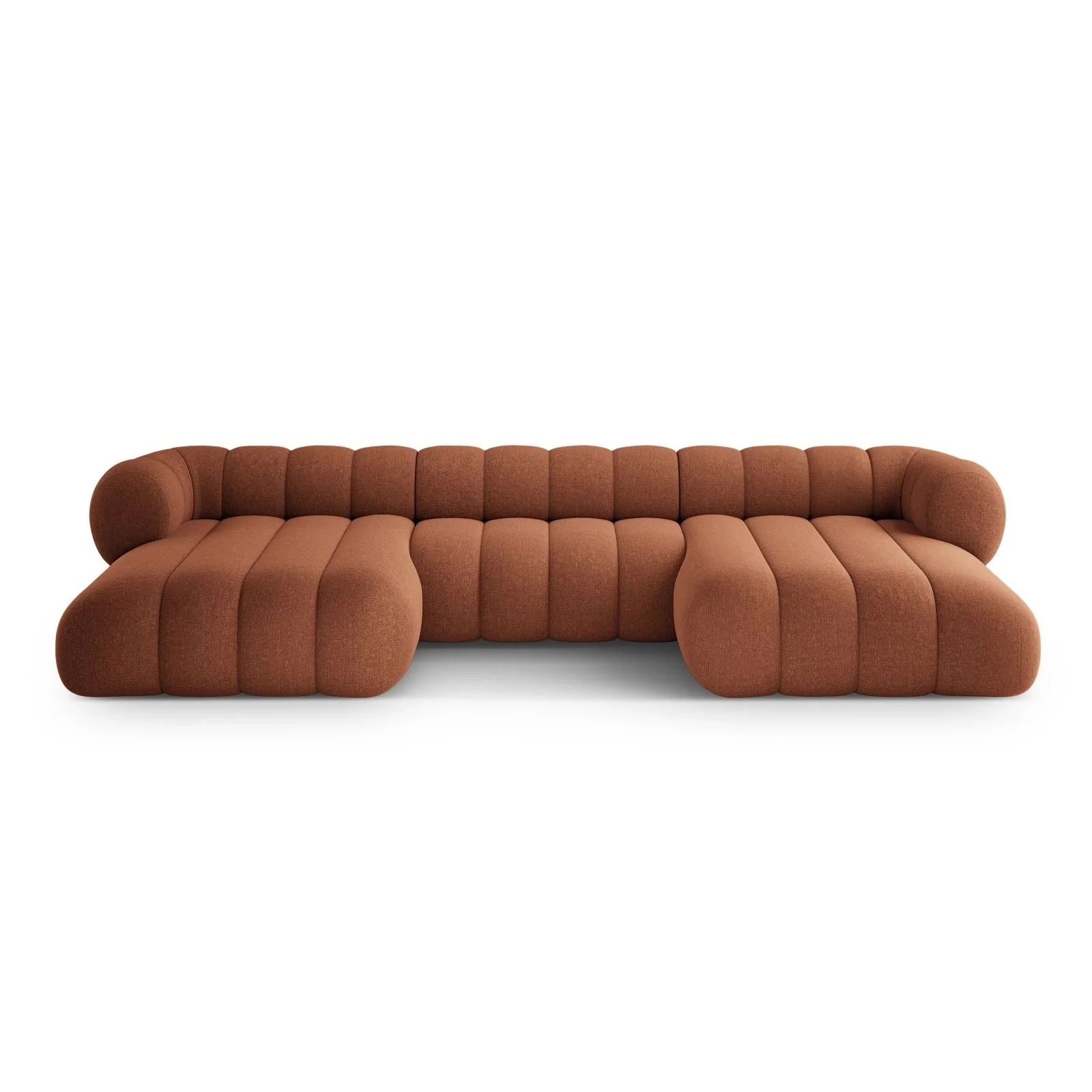 Koge 6-Sitzer Panorama Sofa aus Samt oder Chenille, 348x165x70 cm - Image 49