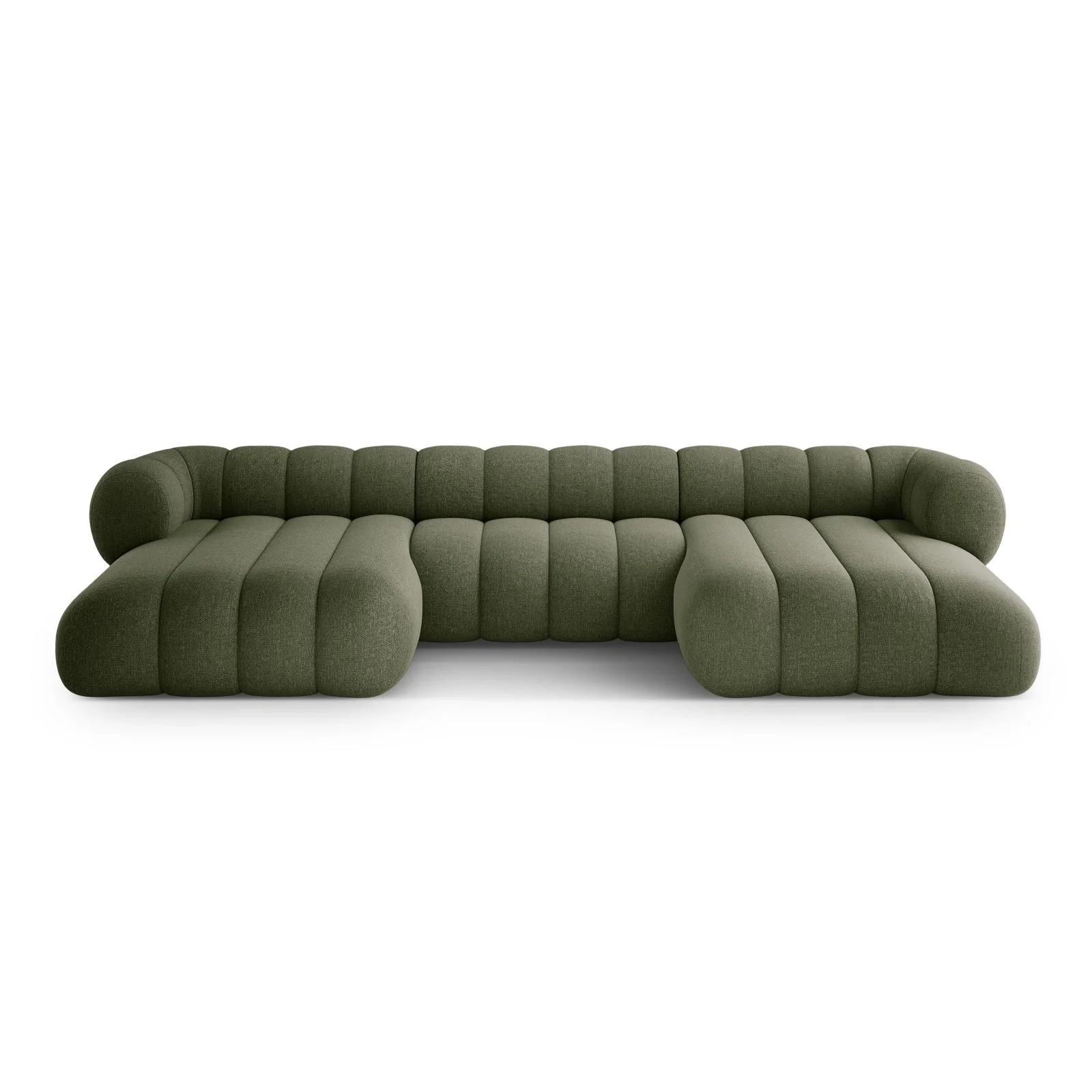 Koge 6-Sitzer Panorama Sofa aus Samt oder Chenille, 348x165x70 cm - Image 55