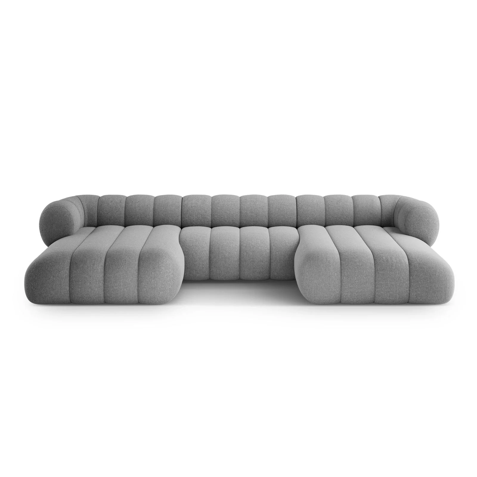 Koge 6-Sitzer Panorama Sofa aus Samt oder Chenille, 348x165x70 cm - Image 67