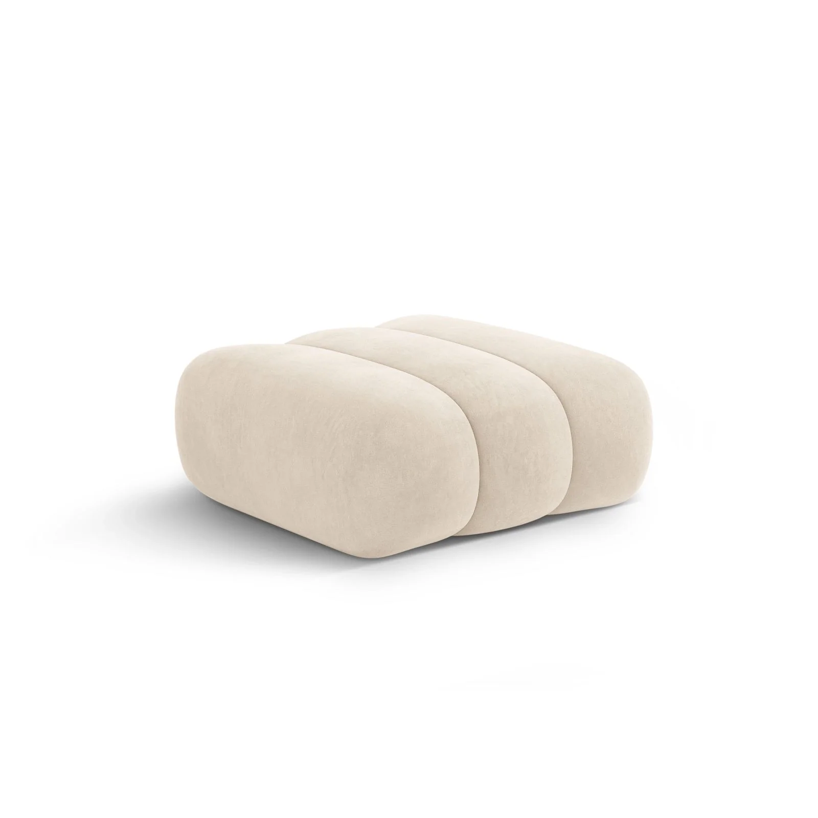 Koge Pouf aus Samt oder Chenille, 95x95x40 cm - Image 4