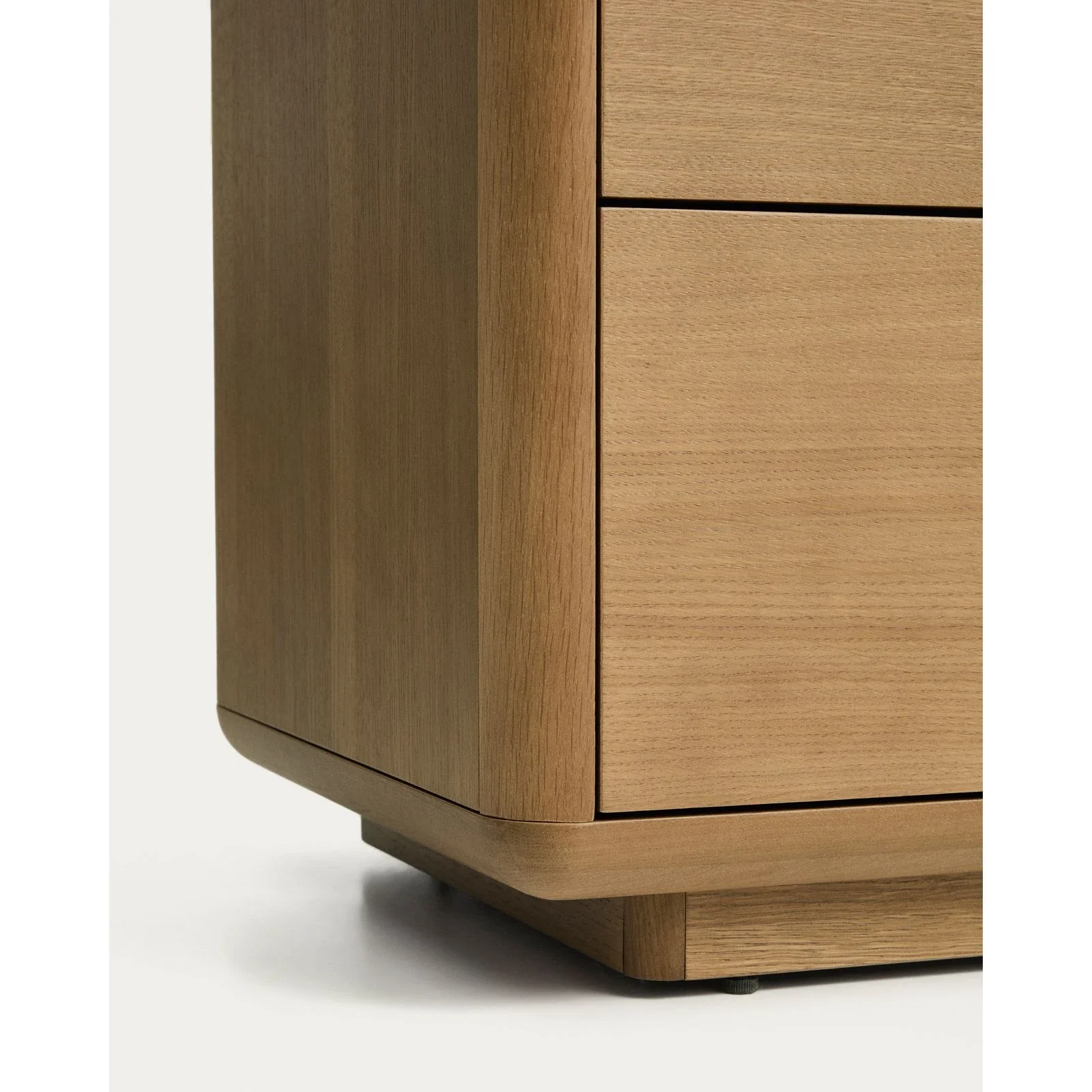 Kommode Arelida aus Furnier und massivem Eichenholz mit hellbraunem Finish 100 x 80 cm FSC Mix Credit - Image 7