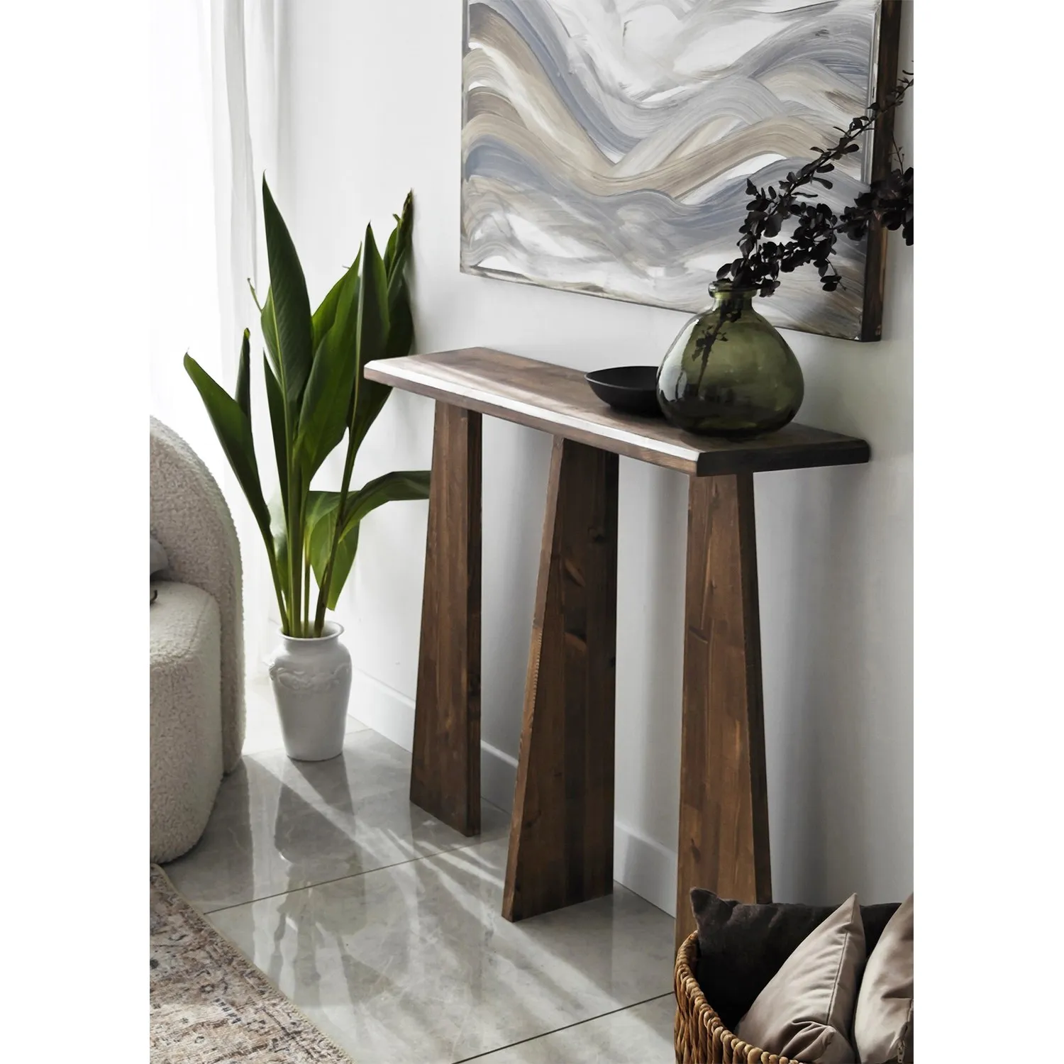 Kommode Cleopatra aus Massivholz, 100×28×83 cm - Image 14