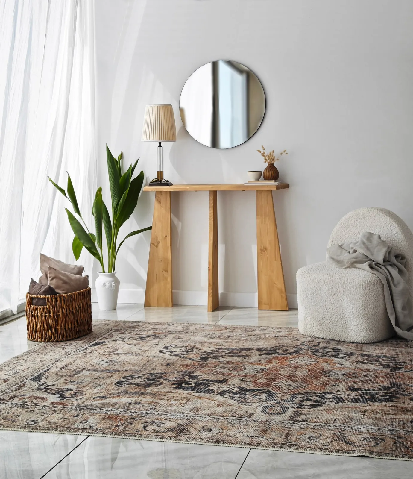 Kommode Cleopatra aus Massivholz, 100×28×83 cm - Image 22