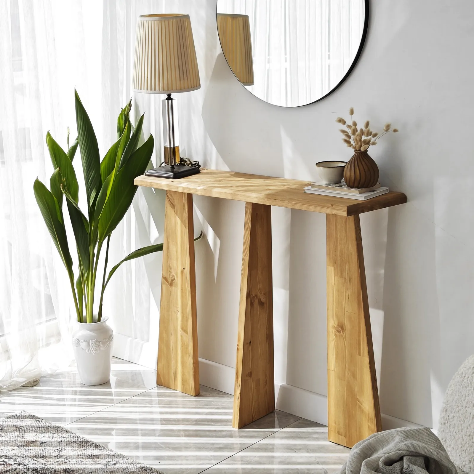 Kommode Cleopatra aus Massivholz, 100×28×83 cm - Image 25