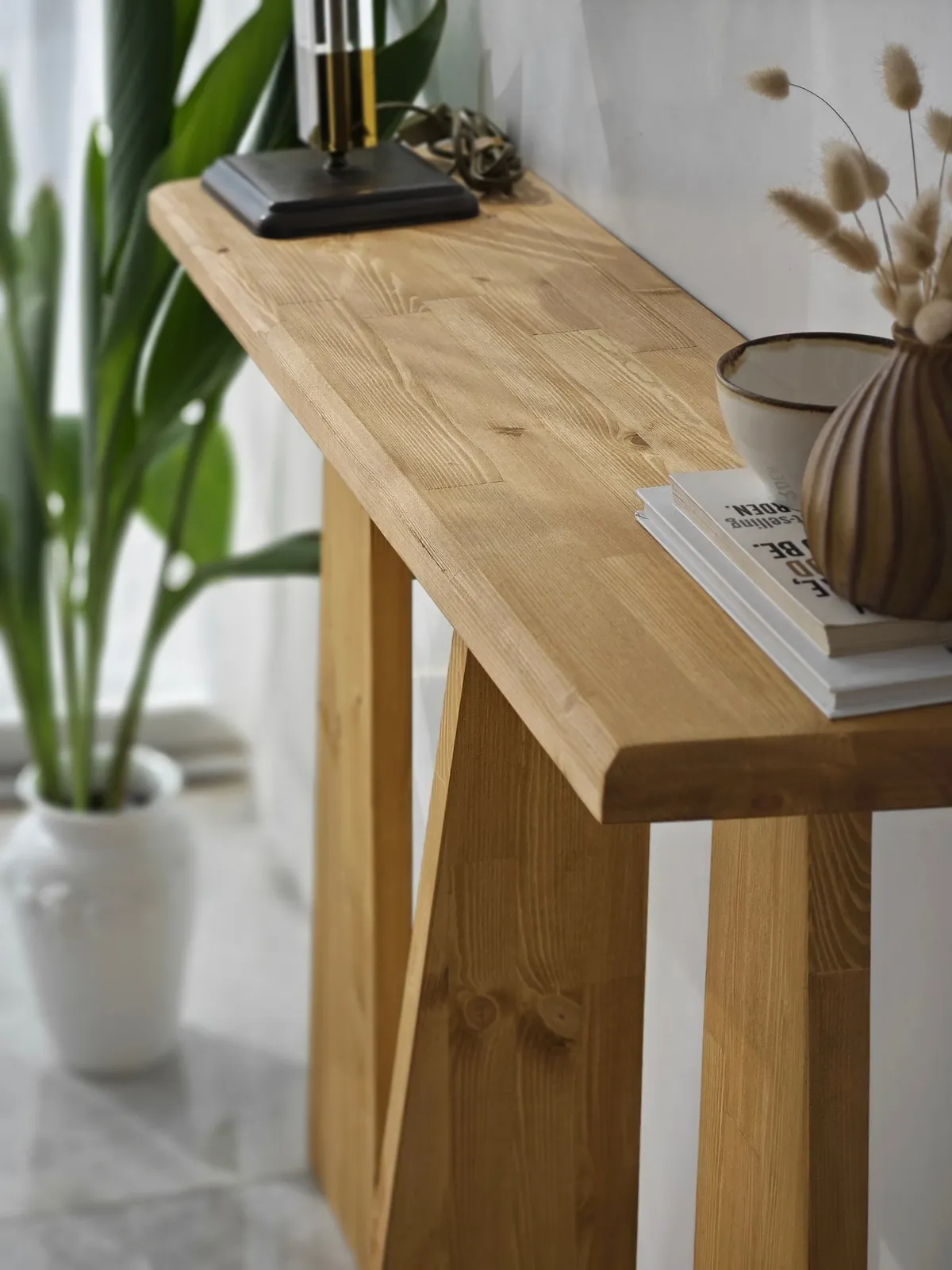 Kommode Cleopatra aus Massivholz, 100×28×83 cm - Image 26