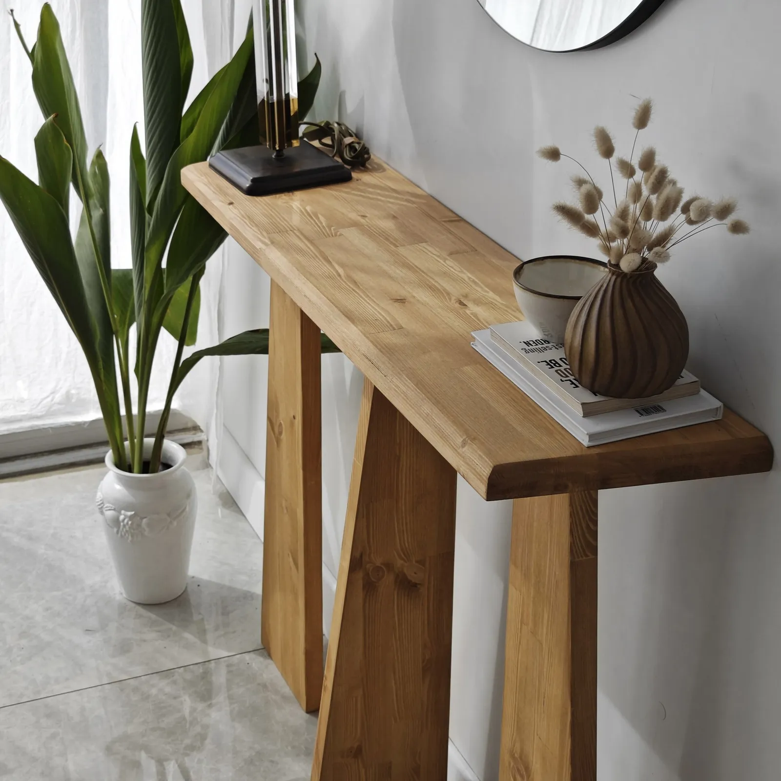 Kommode Cleopatra aus Massivholz, 100×28×83 cm - Image 27