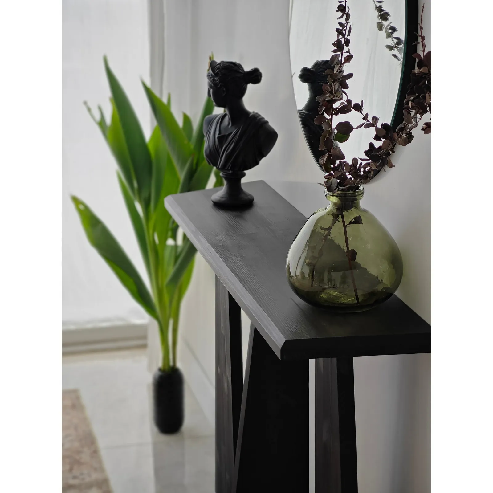 Kommode Cleopatra aus Massivholz, 100×28×83 cm - Image 6