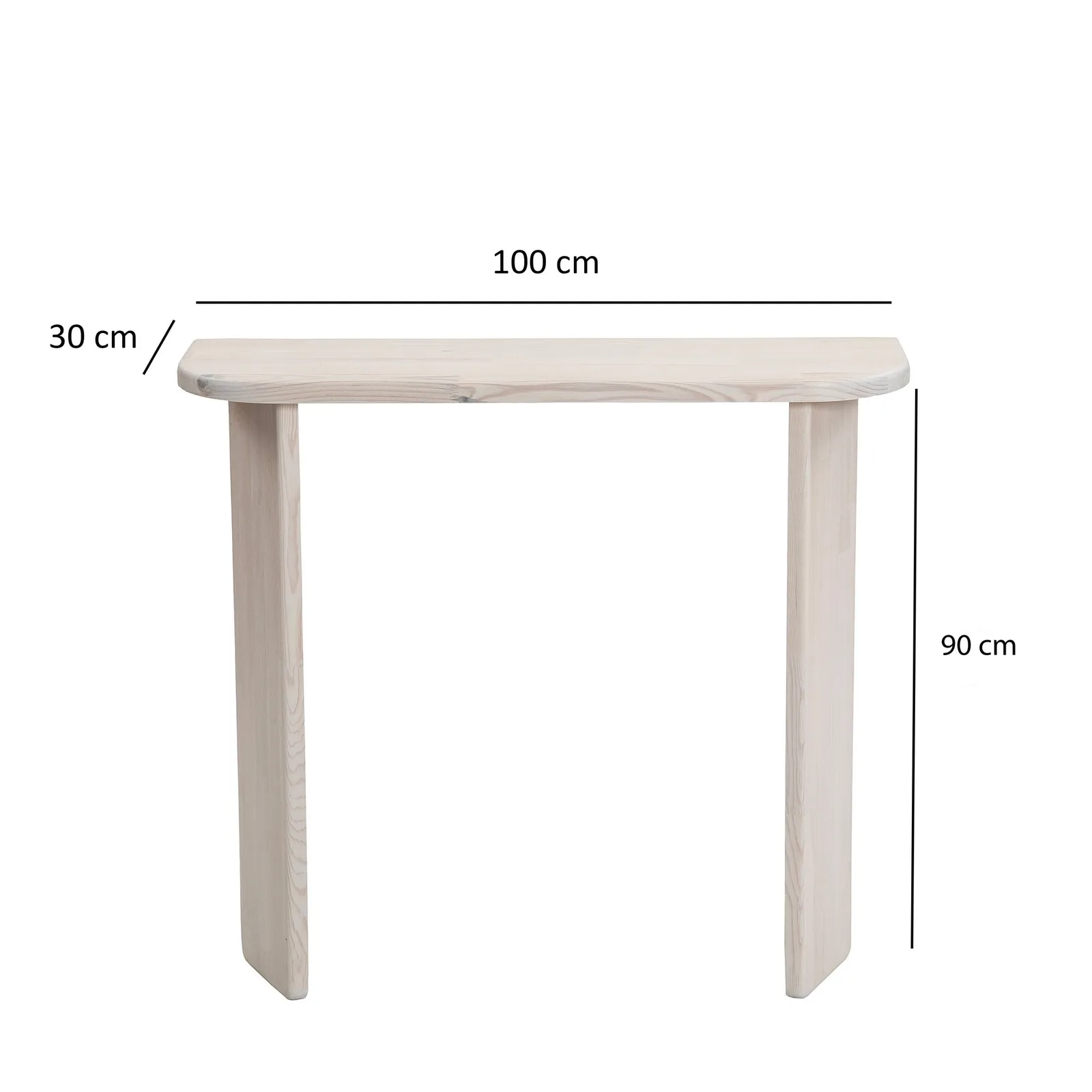 Kommode Ikigai aus Massivholz, 100×30×90 cm - Image 10