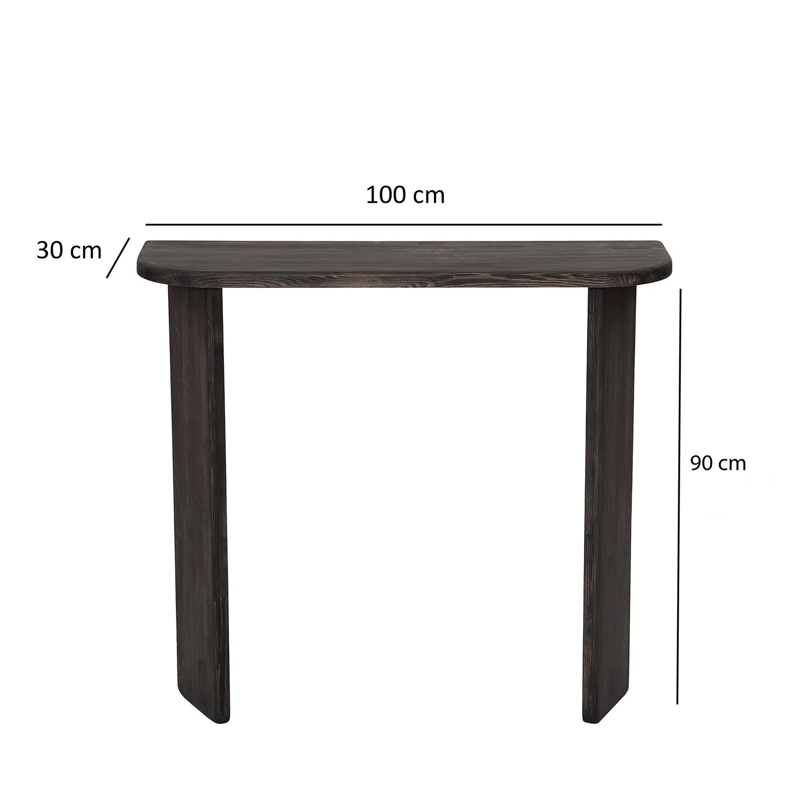 Kommode Ikigai aus Massivholz, 100×30×90 cm - Image 5