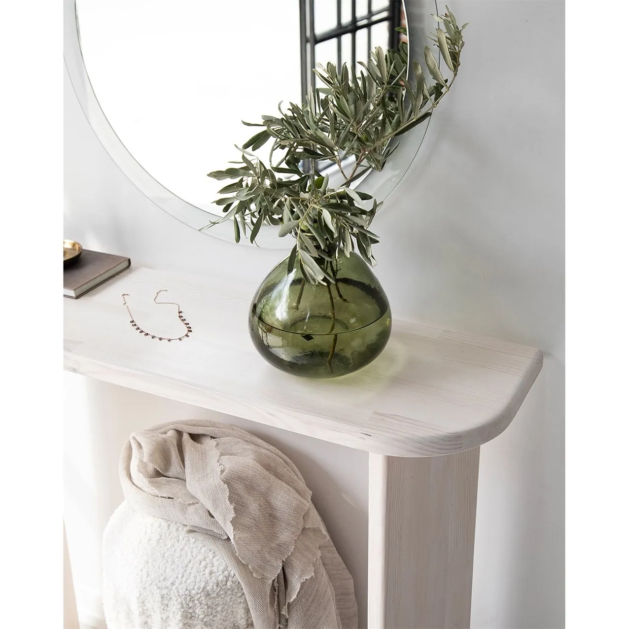 Kommode Ikigai aus Massivholz, 100×30×90 cm - Image 9