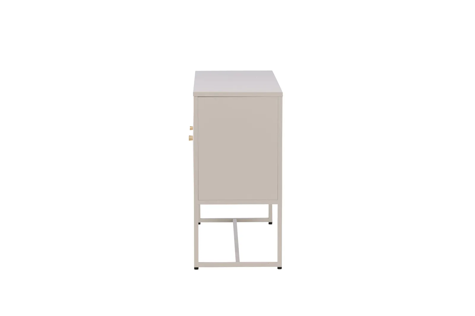 Kommode Piring aus Stahl in beige, 40x120x80 cm - Image 8