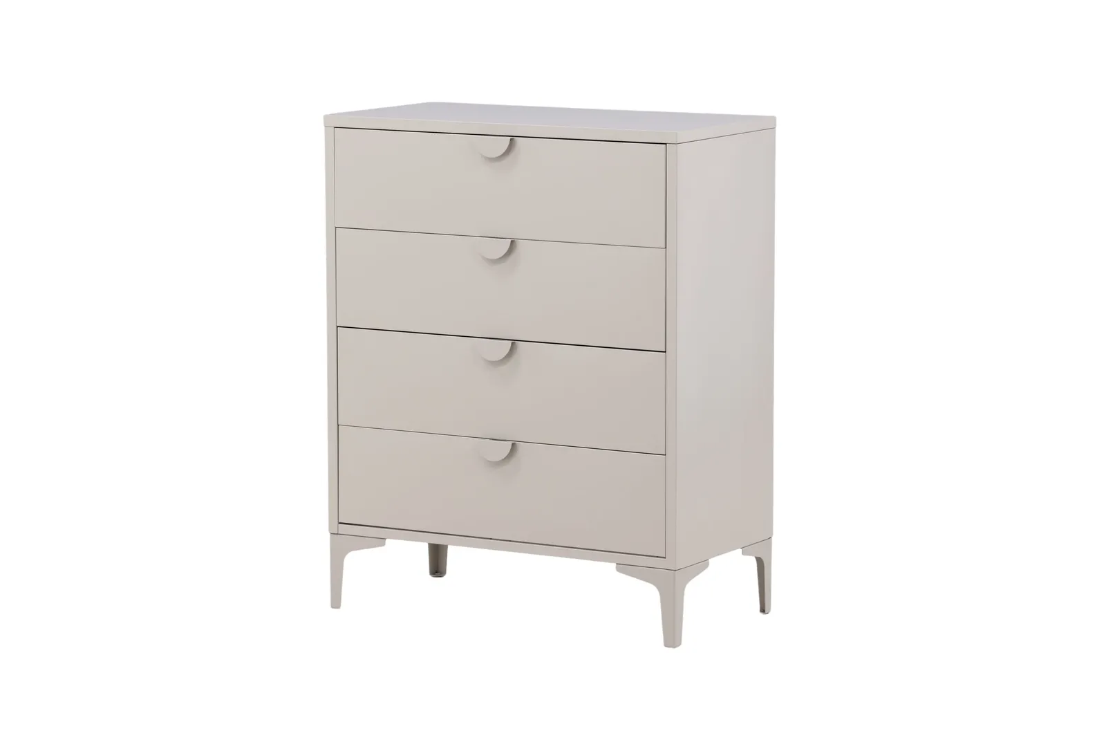 Kommode Piring aus Stahl mit 4 Schubladen in beige, 40x78x98 cm - Image 6