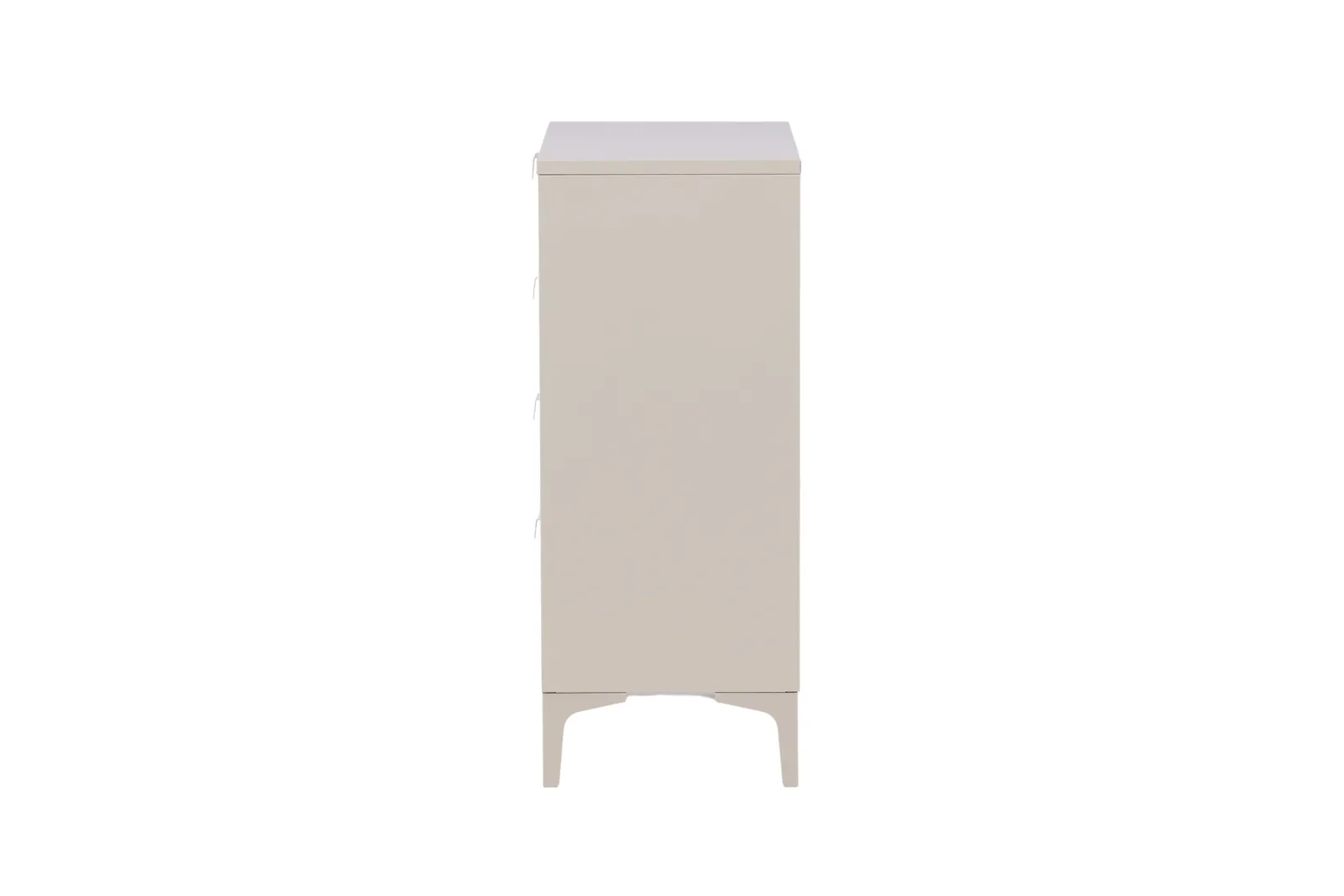 Kommode Piring aus Stahl mit 4 Schubladen in beige, 40x78x98 cm - Image 8