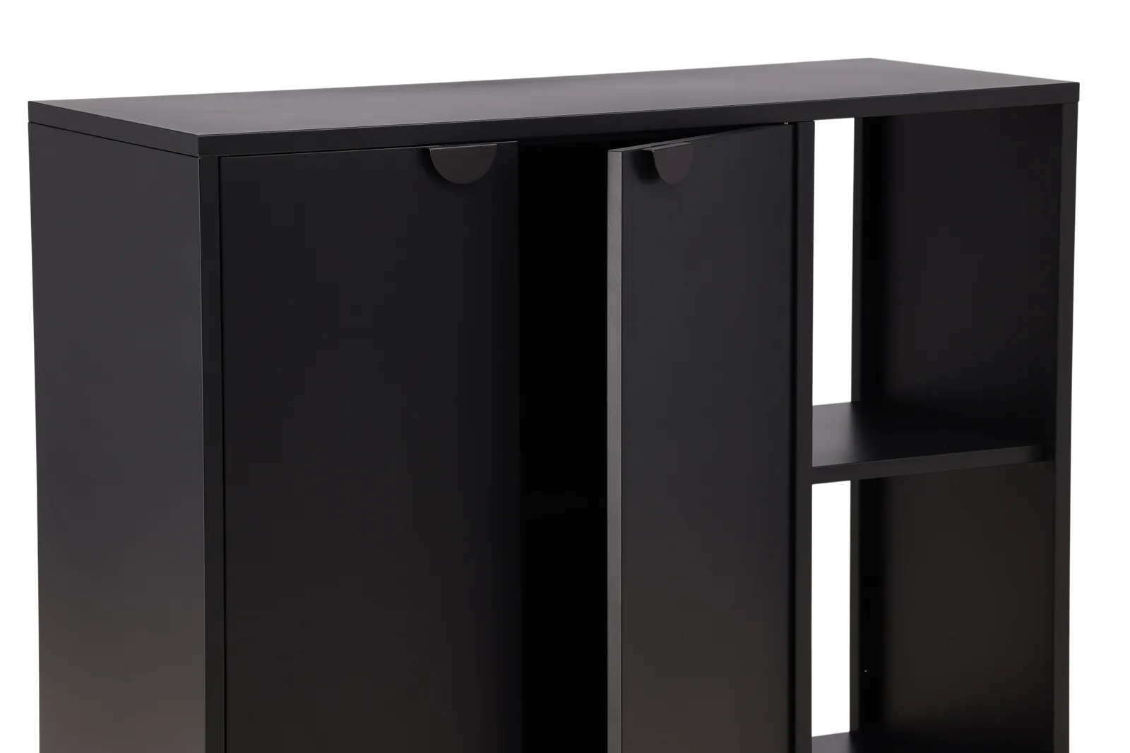 Kommode Piring in schwarz, 42x100x110 cm - Image 7