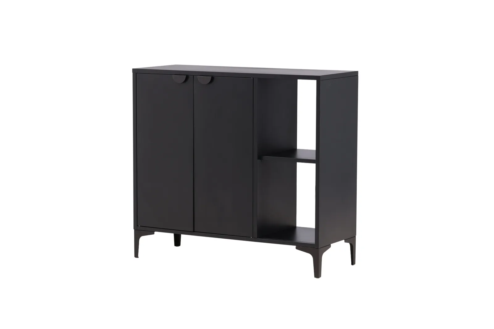 Kommode Piring in schwarz, 42x100x110 cm - Image 8