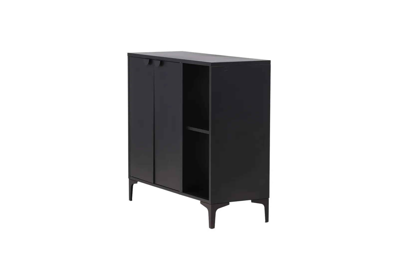 Kommode Piring in schwarz, 42x100x110 cm - Image 9