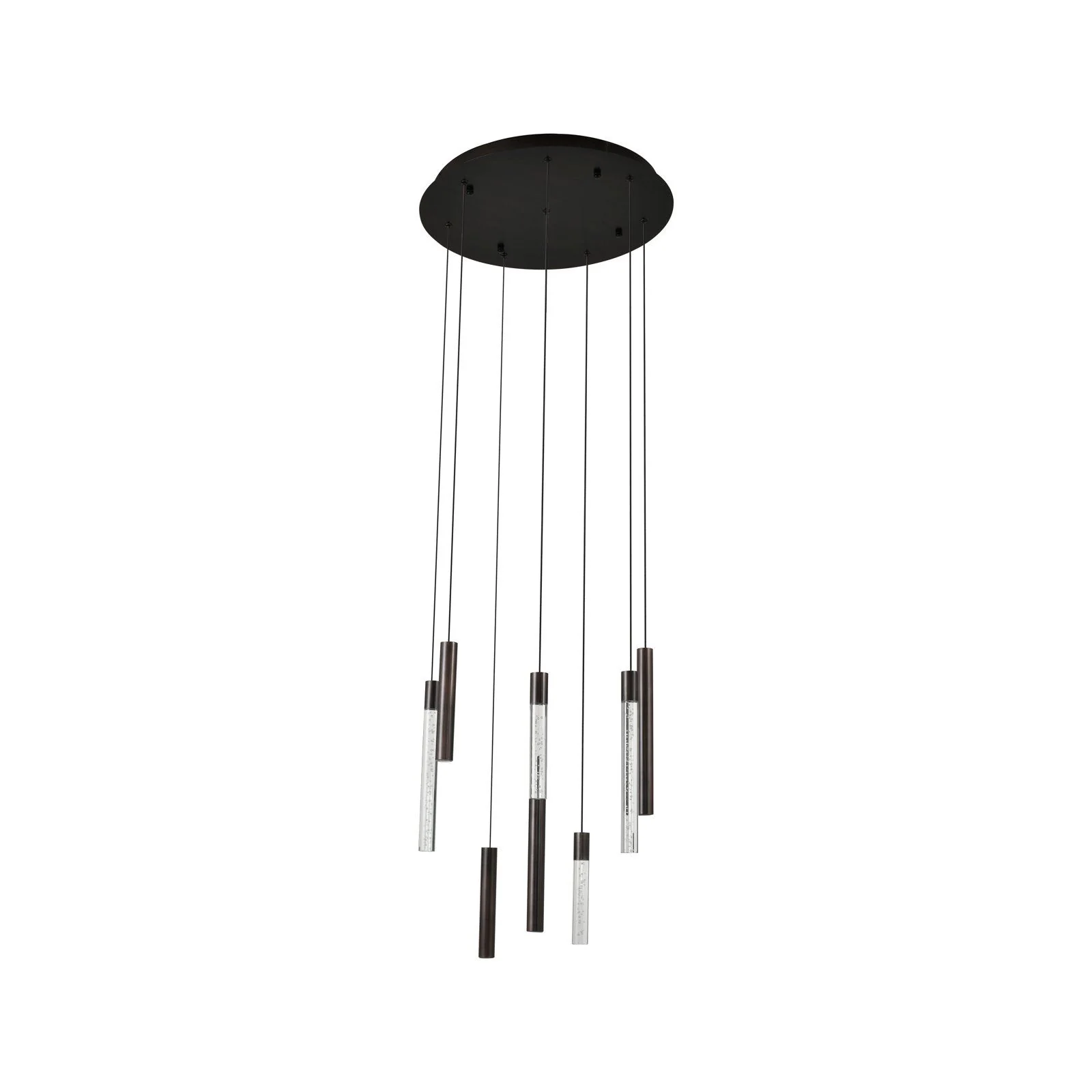 Kronleuchter Oxley in kupfer aus Eisen, 50x50x130 cm - Image 4