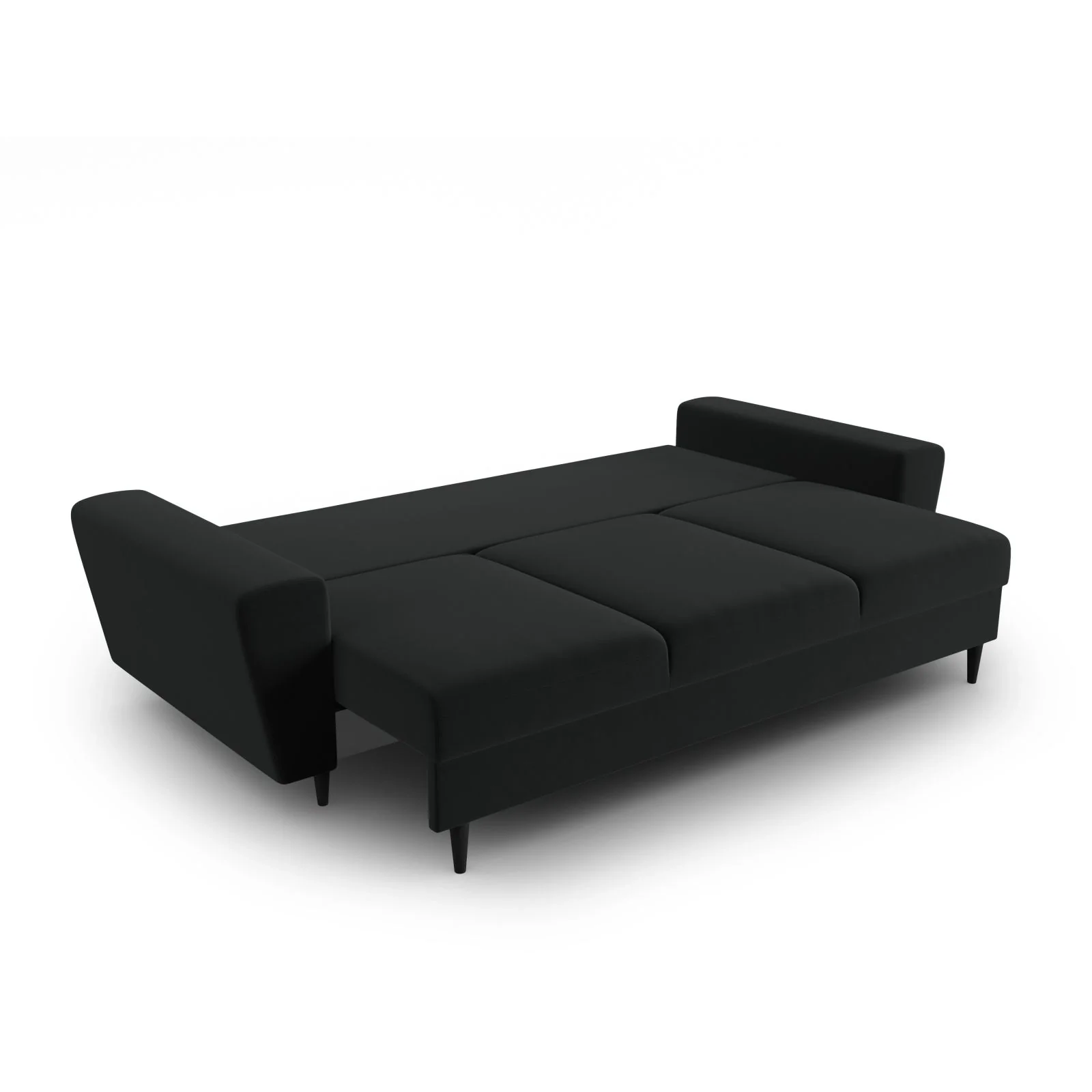 Kyoto 3-Sitzer Sofa mit Schlaffunktion und Stauraum, aus Samt, 235x100x88 cm - Image 111
