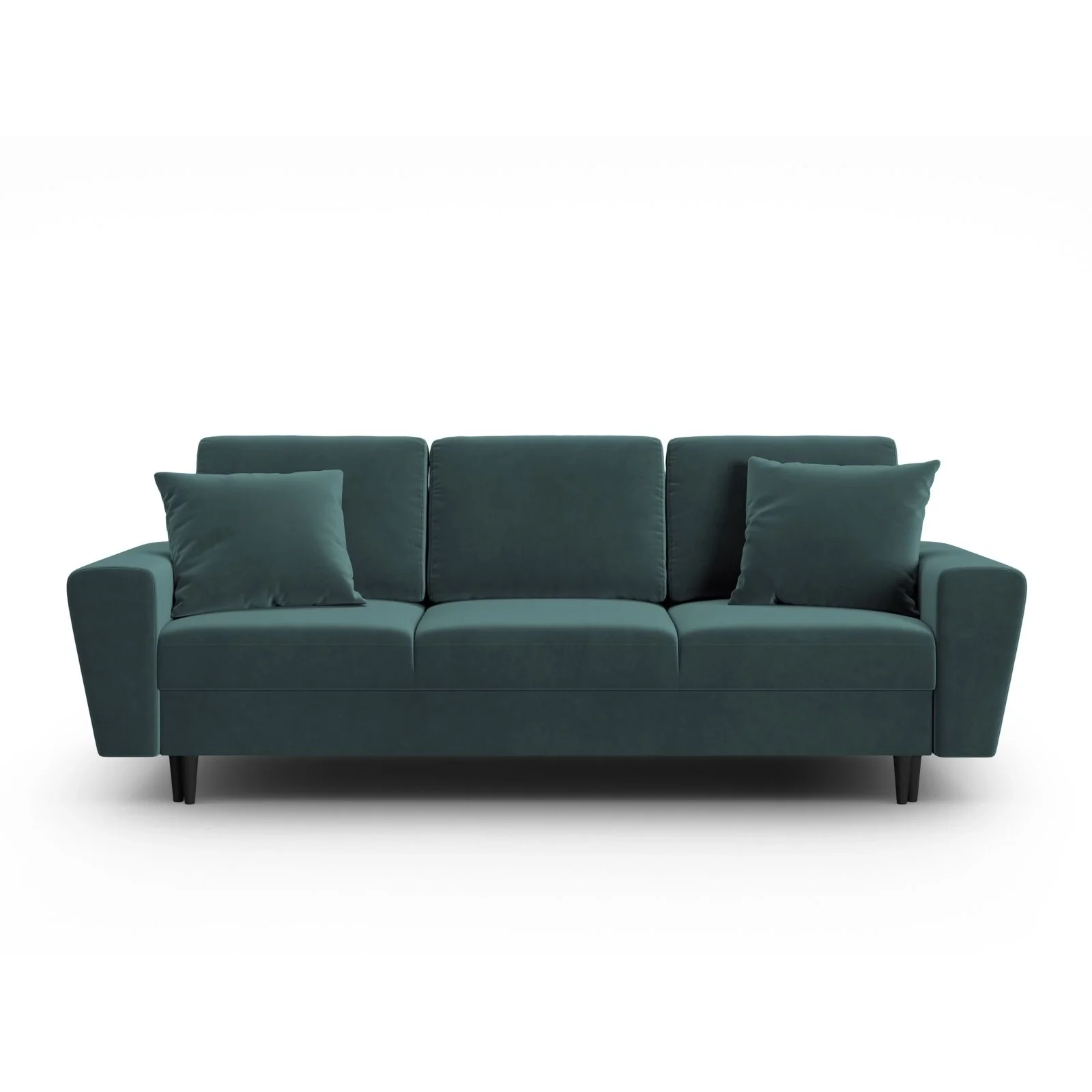 Kyoto 3-Sitzer Sofa mit Schlaffunktion und Stauraum, aus Samt, 235x100x88 cm - Image 143
