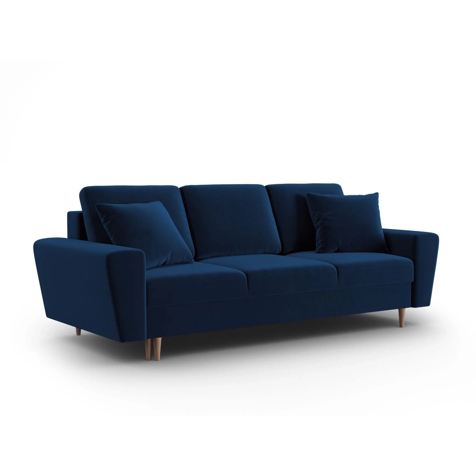 Kyoto 3-Sitzer Sofa mit Schlaffunktion und Stauraum, aus Samt, 235x100x88 cm - Image 187