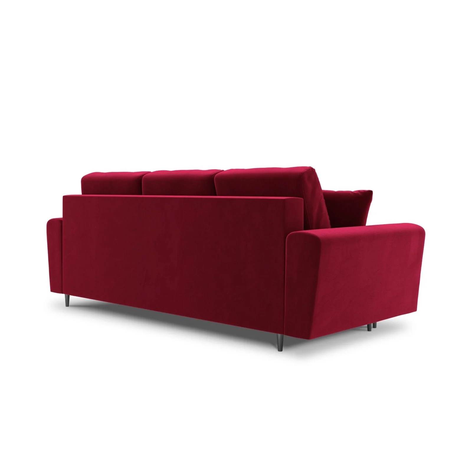Kyoto 3-Sitzer Sofa mit Schlaffunktion und Stauraum, aus Samt, 235x100x88 cm - Image 64