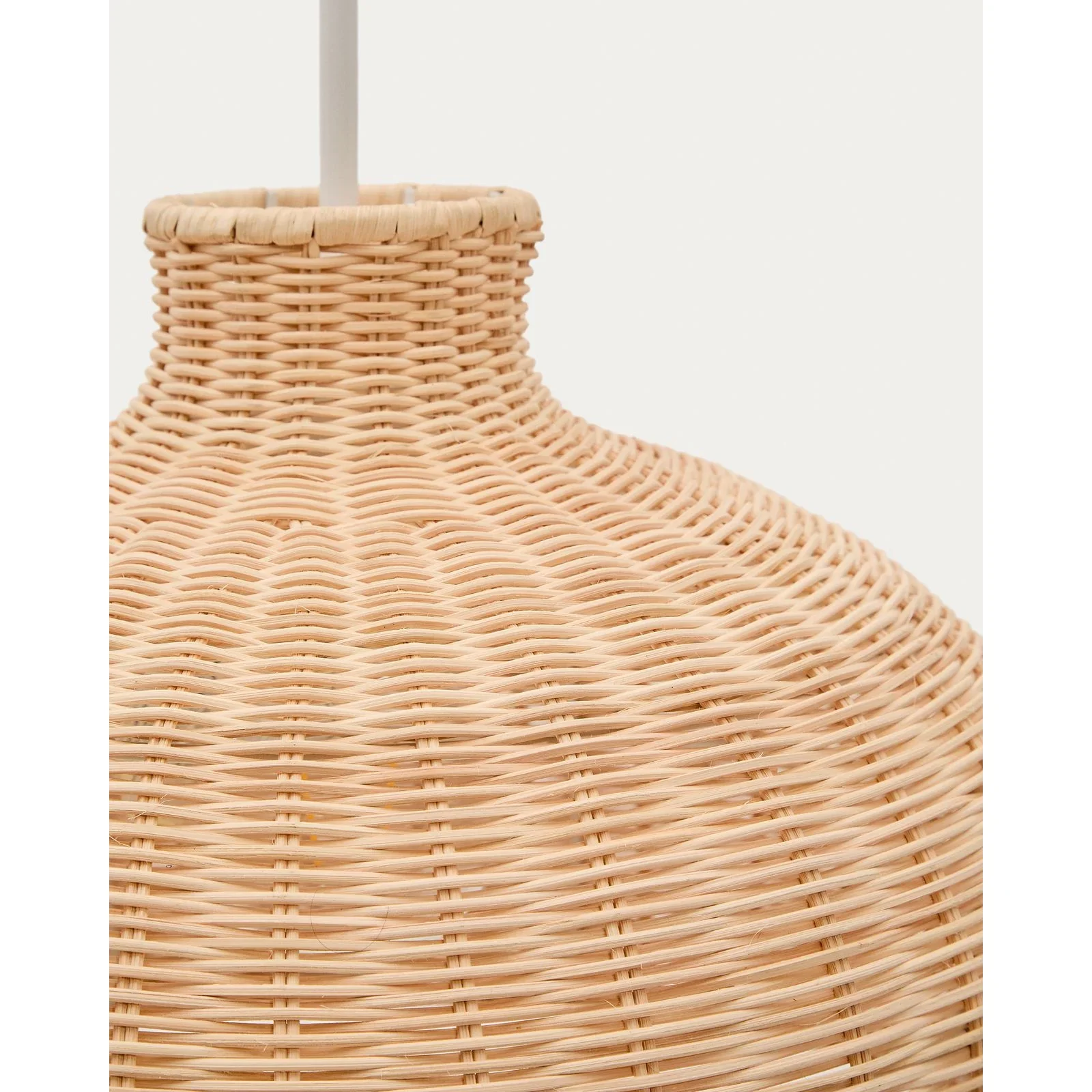 Lampenschirm Ennia aus Rattan mit hellem Finish Ø 38 cm - Image 6